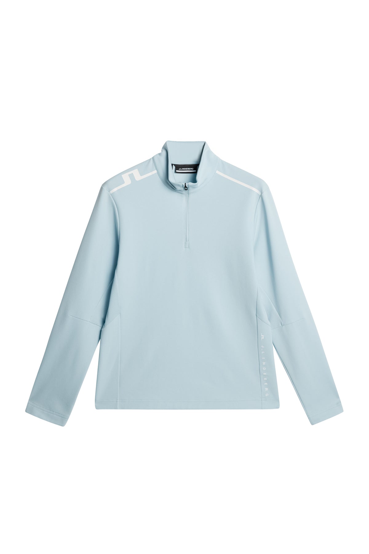 Leon Quarter Zip Mid Layer in Winter Sky by J.Lindeberg