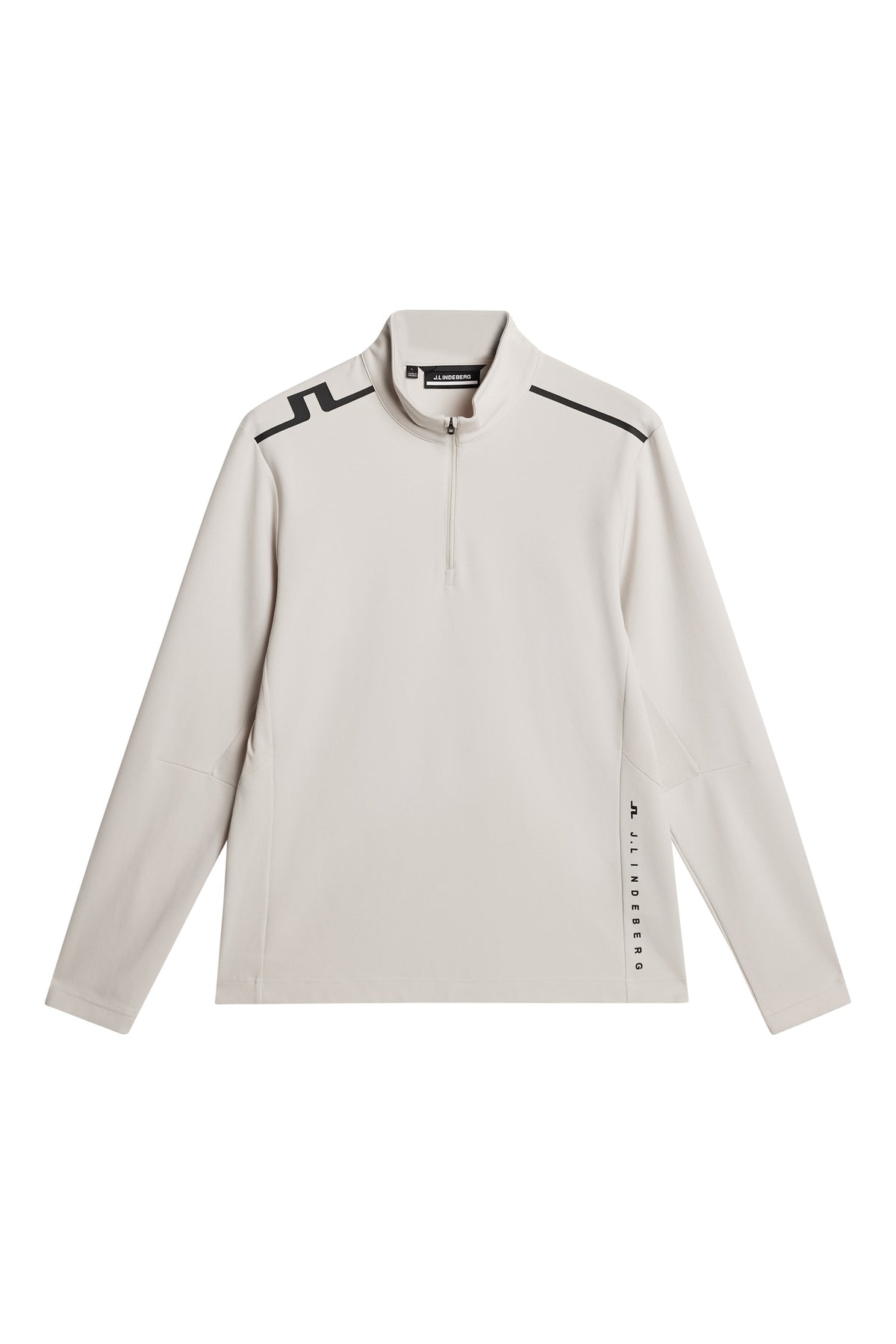 Leon Quarter Zip Mid Layer in Moonbeam by J.Lindeberg