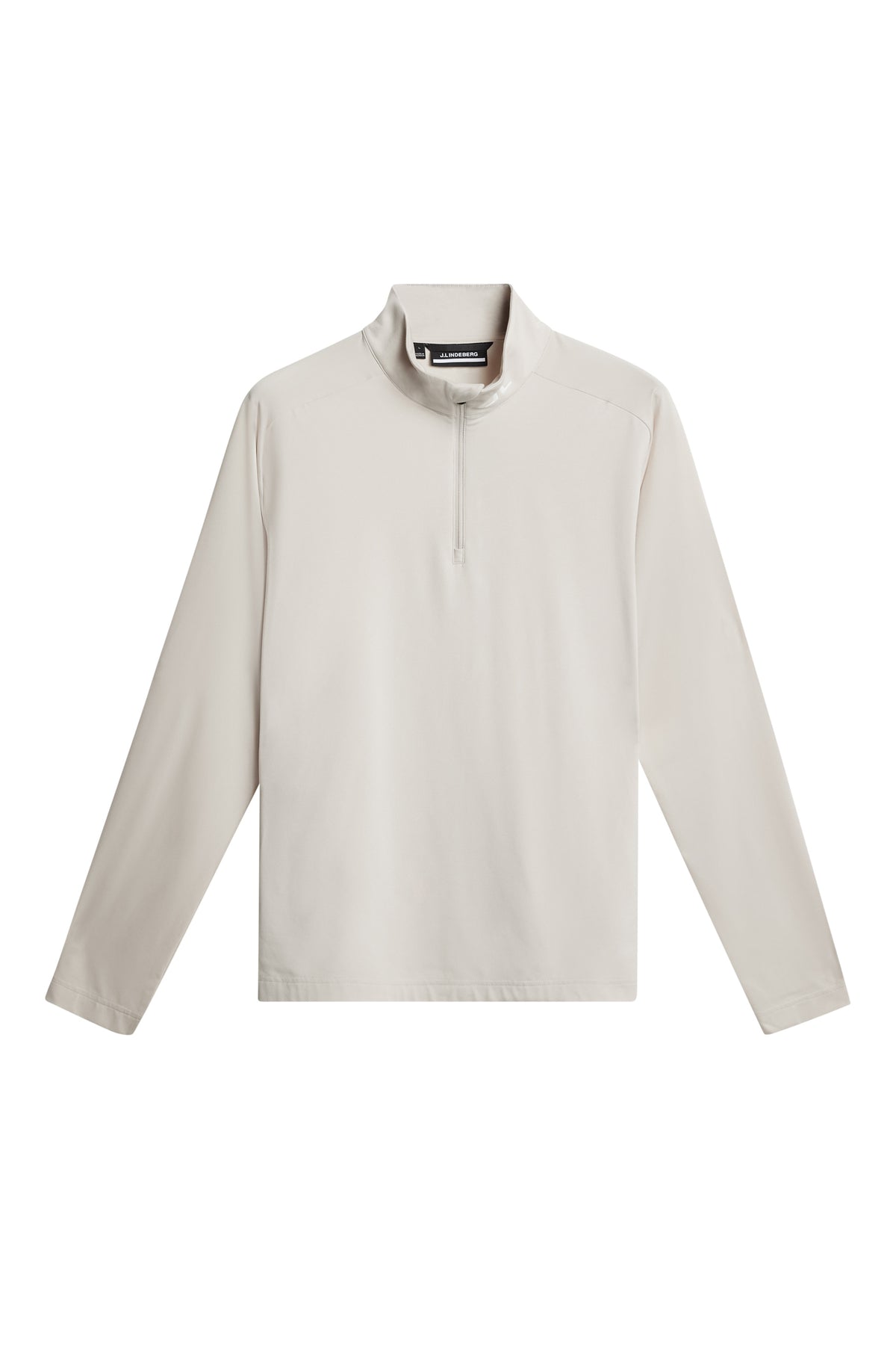 Harry Quarter Zip Mid Layer in Moonbeam by J.Lindeberg