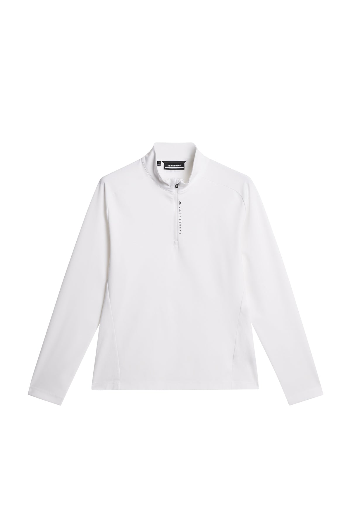 Mathias Zip Mid Layer in White by J.Lindeberg