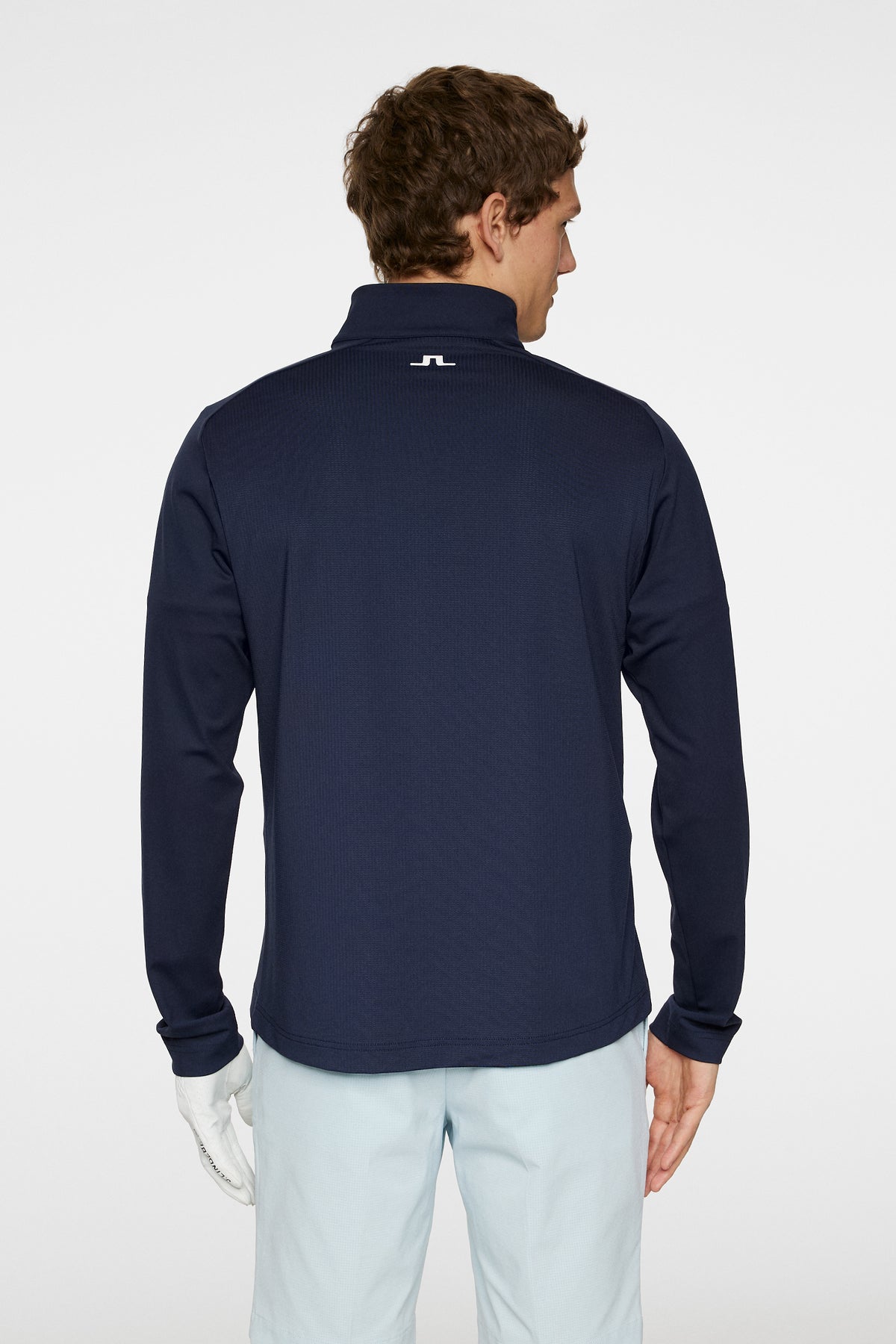 Mathias Zip Mid Layer in JL Navy by J.Lindeberg