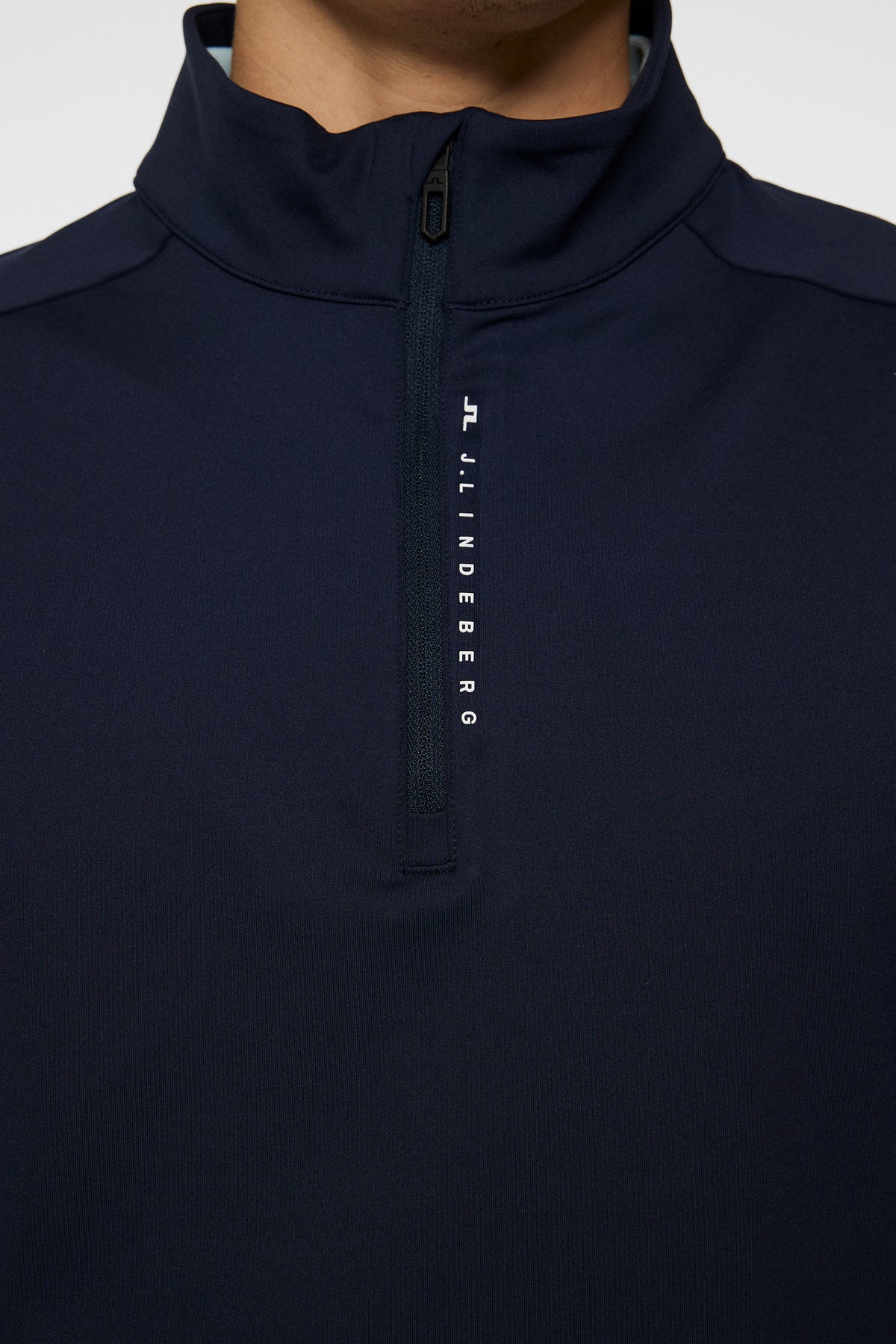 Mathias Zip Mid Layer in JL Navy by J.Lindeberg