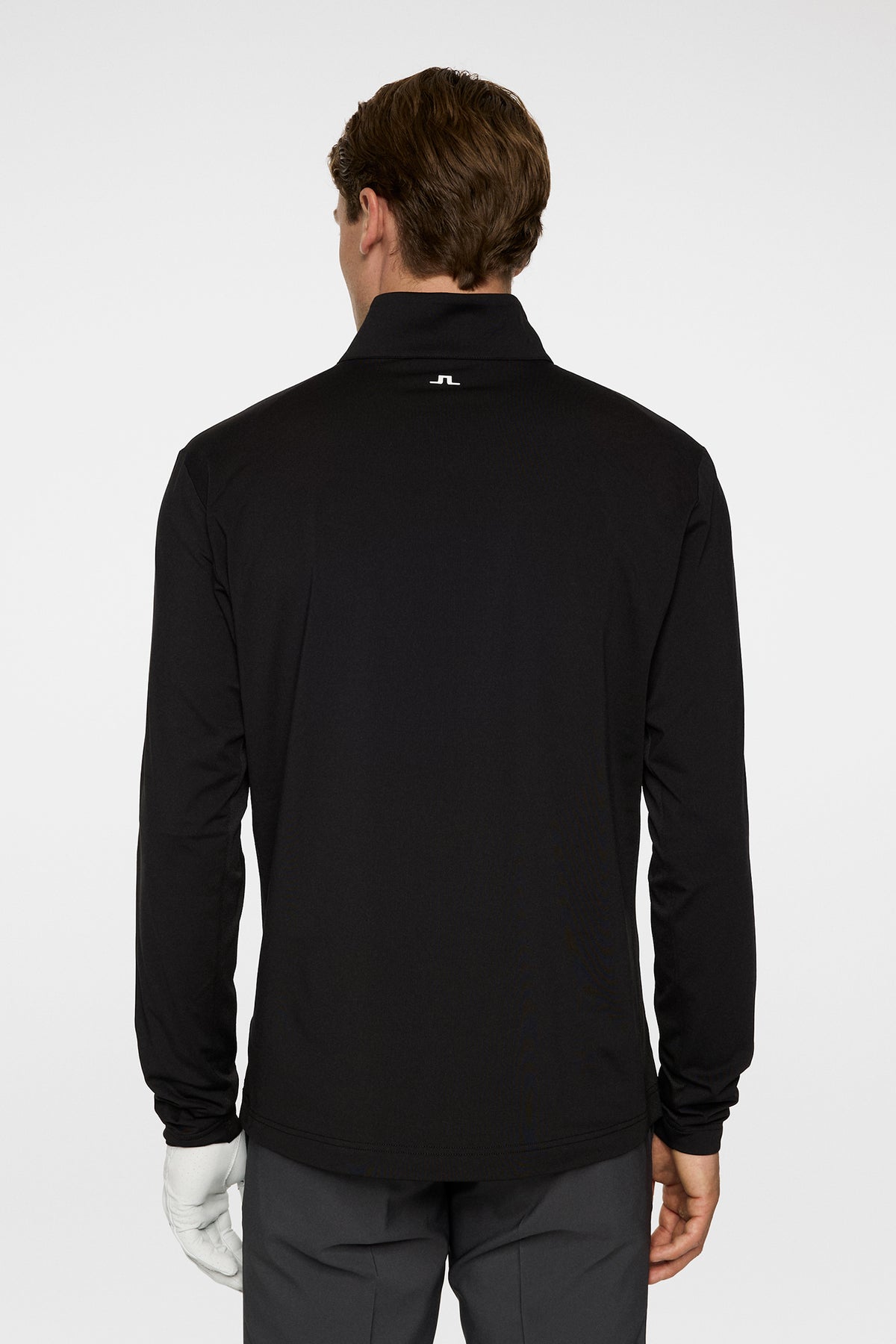 Tour Tech Mid Layer in Black by J.Lindeberg