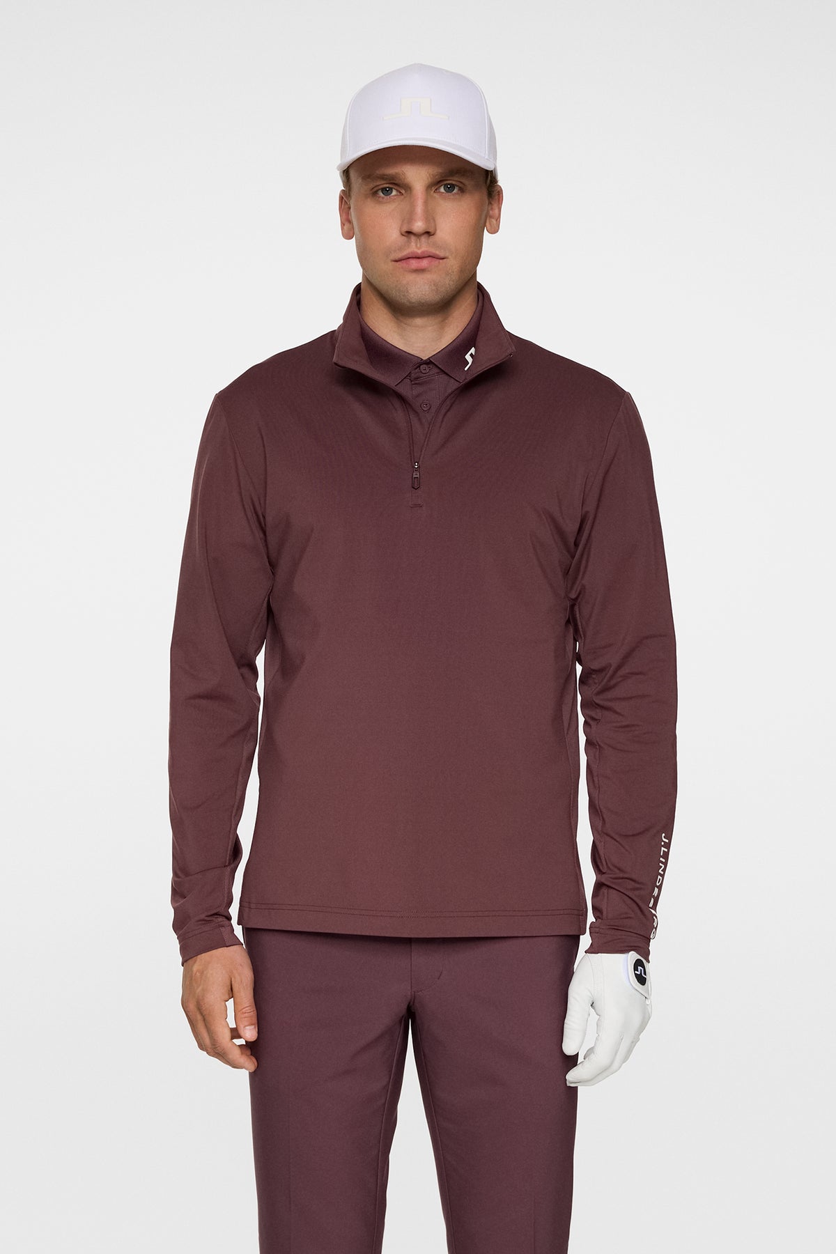 Tour Tech Mid Layer in Huckleberry by J.Lindeberg
