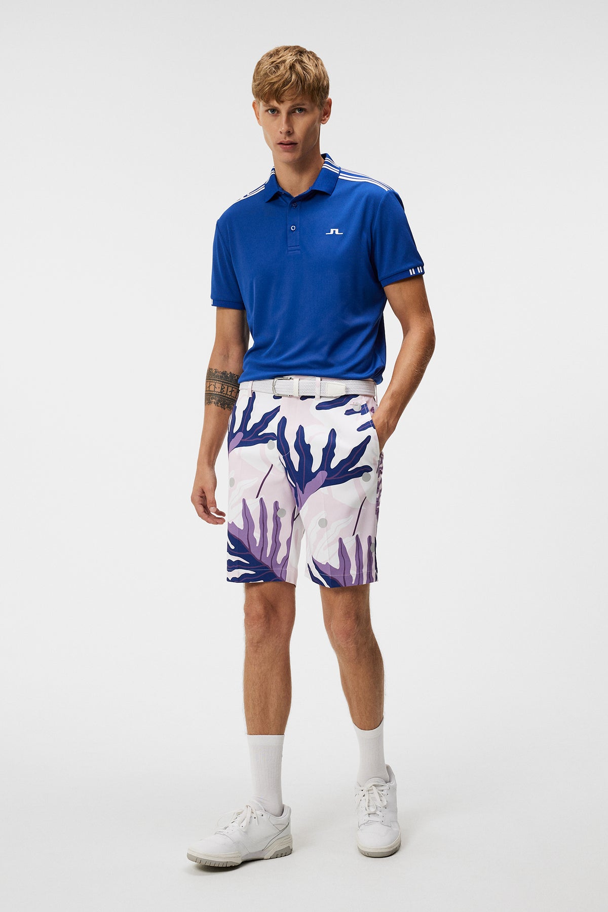 Ian Regular Polo in Sodalite Blue by J.Lindeberg