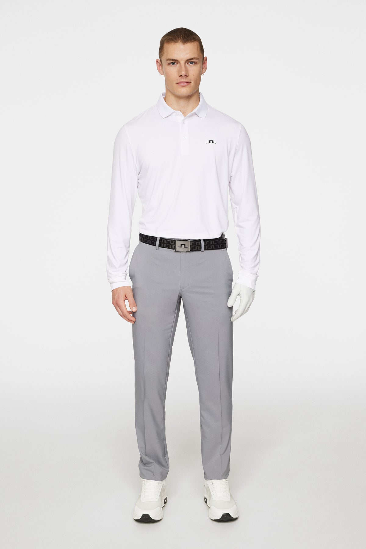 Florian LS Polo in White by J.Lindeberg