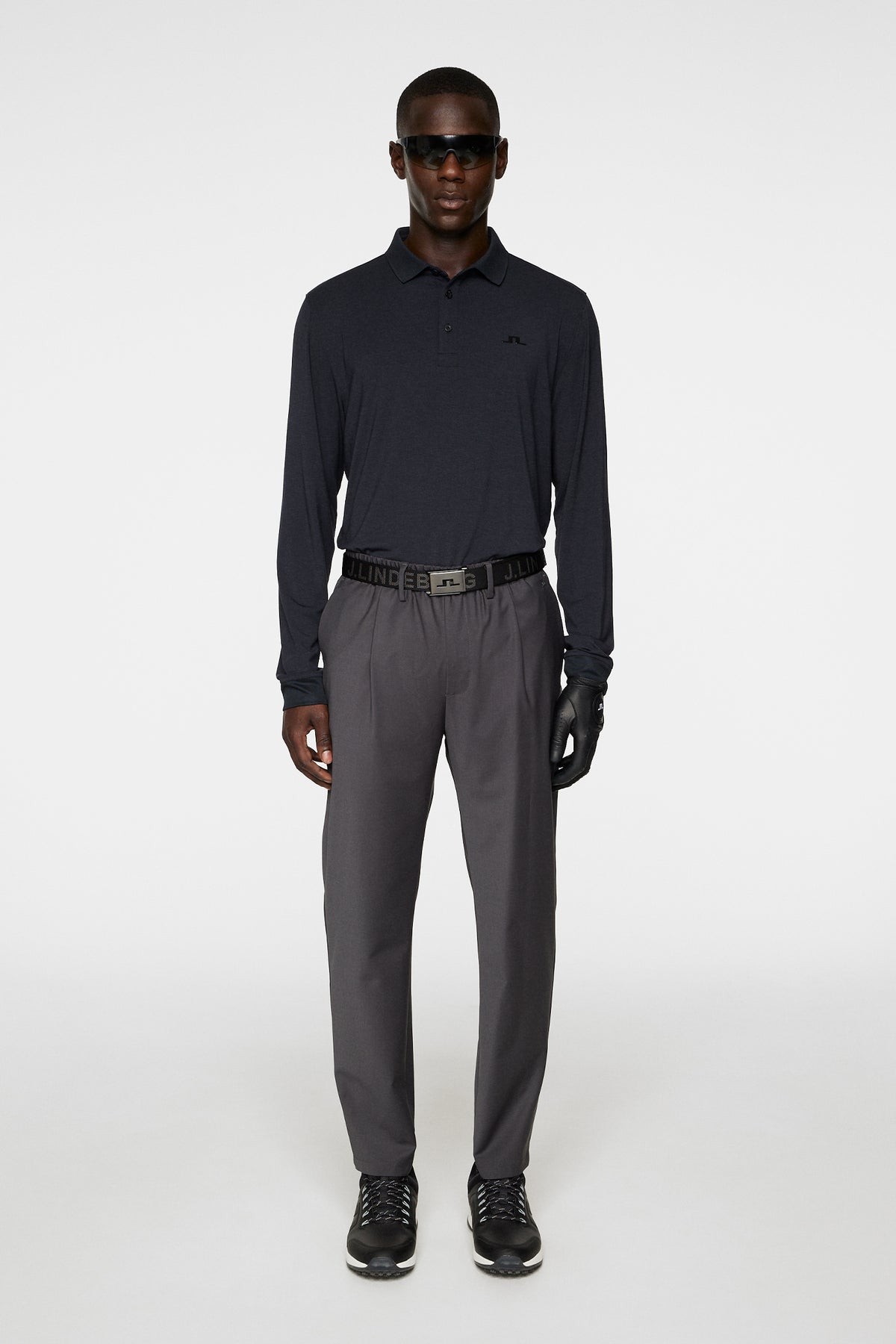 Florian LS Polo in Black by J.Lindeberg
