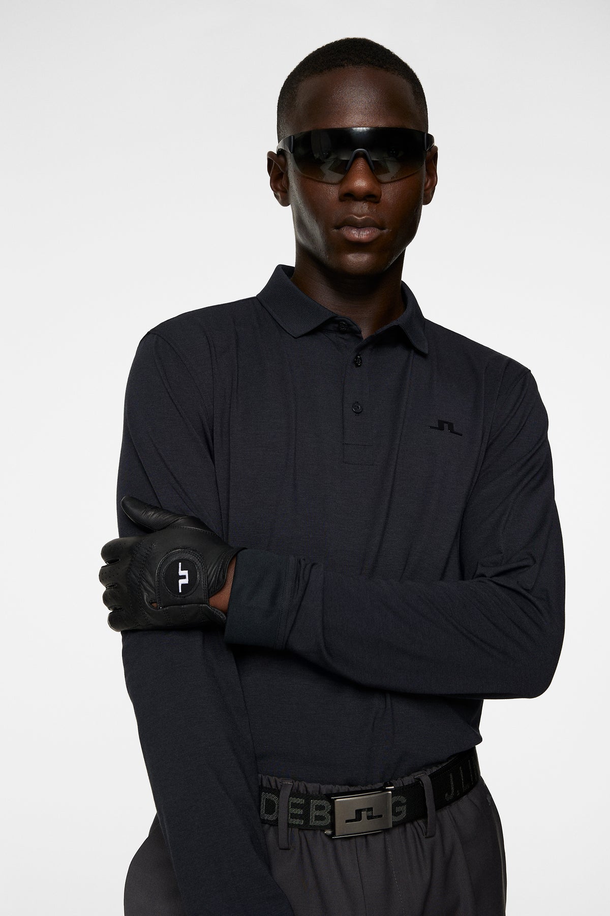 Florian LS Polo in Black by J.Lindeberg