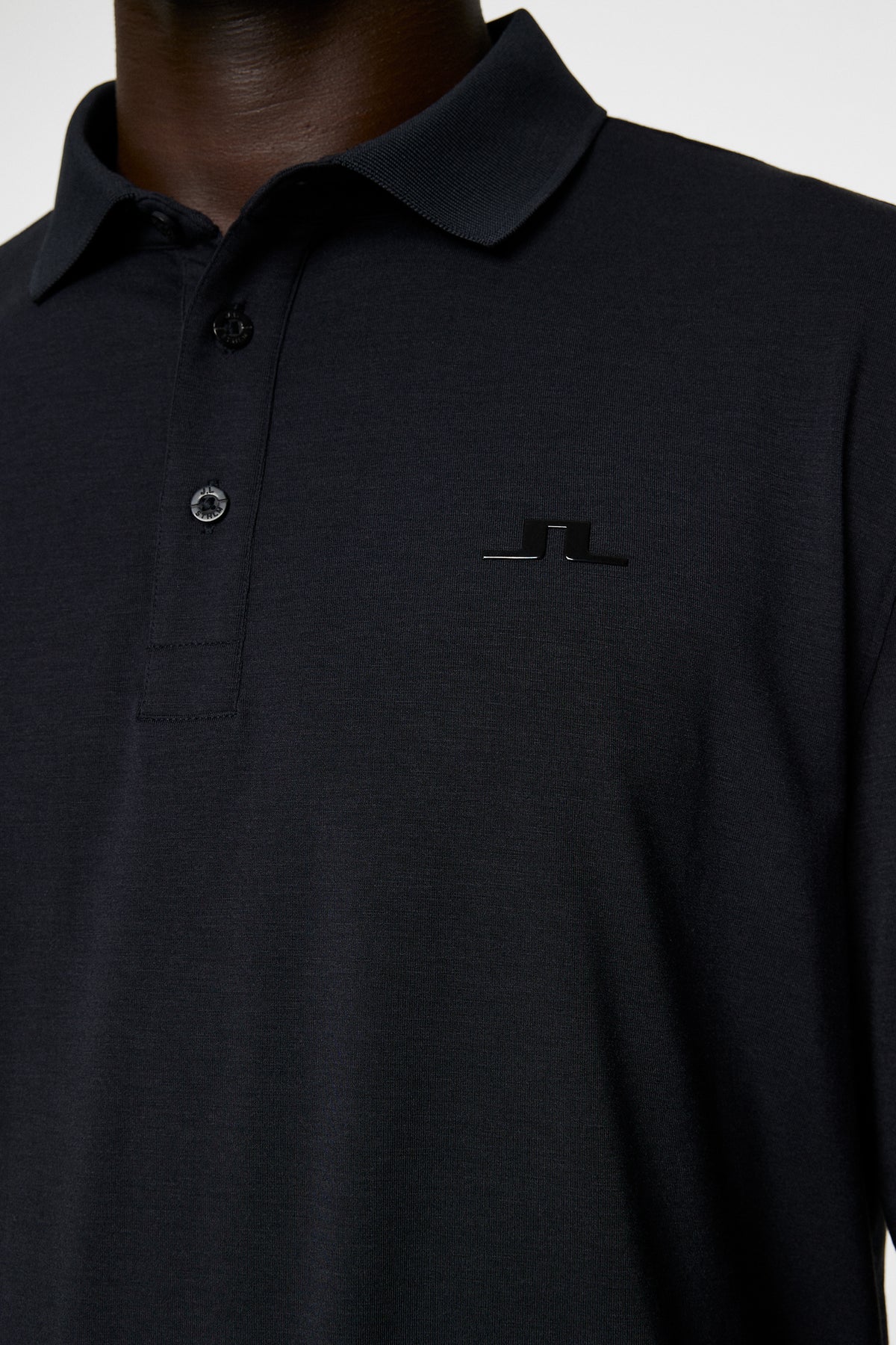 Florian LS Polo in Black by J.Lindeberg