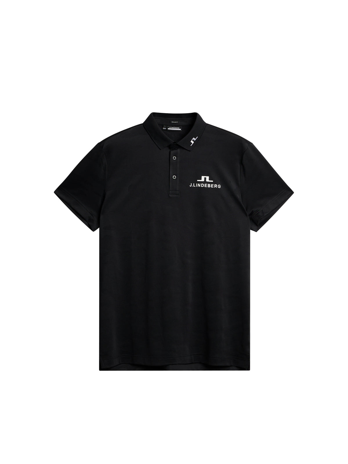 Mat Tour Golf Polo in Black by J.Lindeberg
