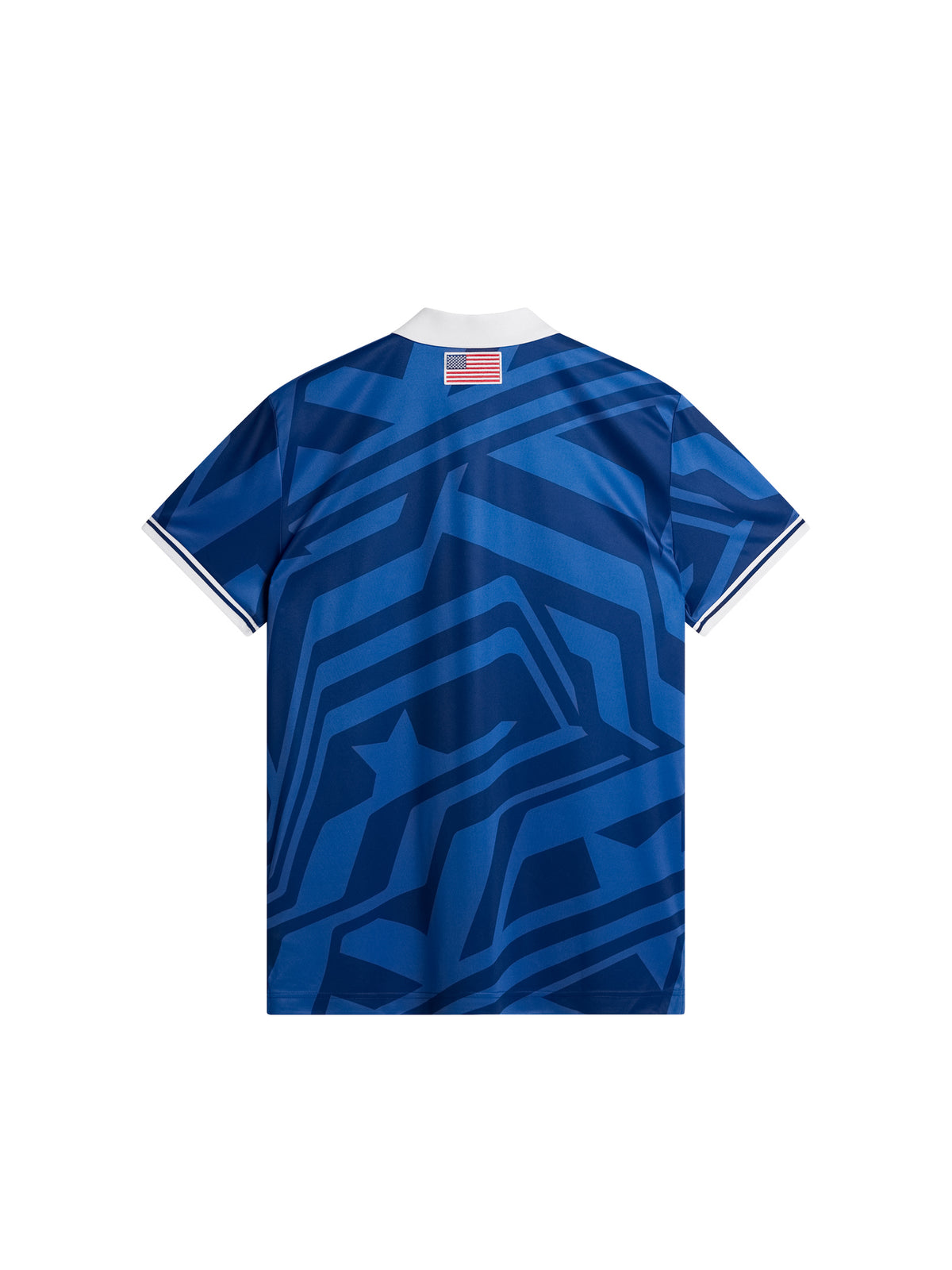 Alois Print Polo in US Golf Blue by J.Lindeberg