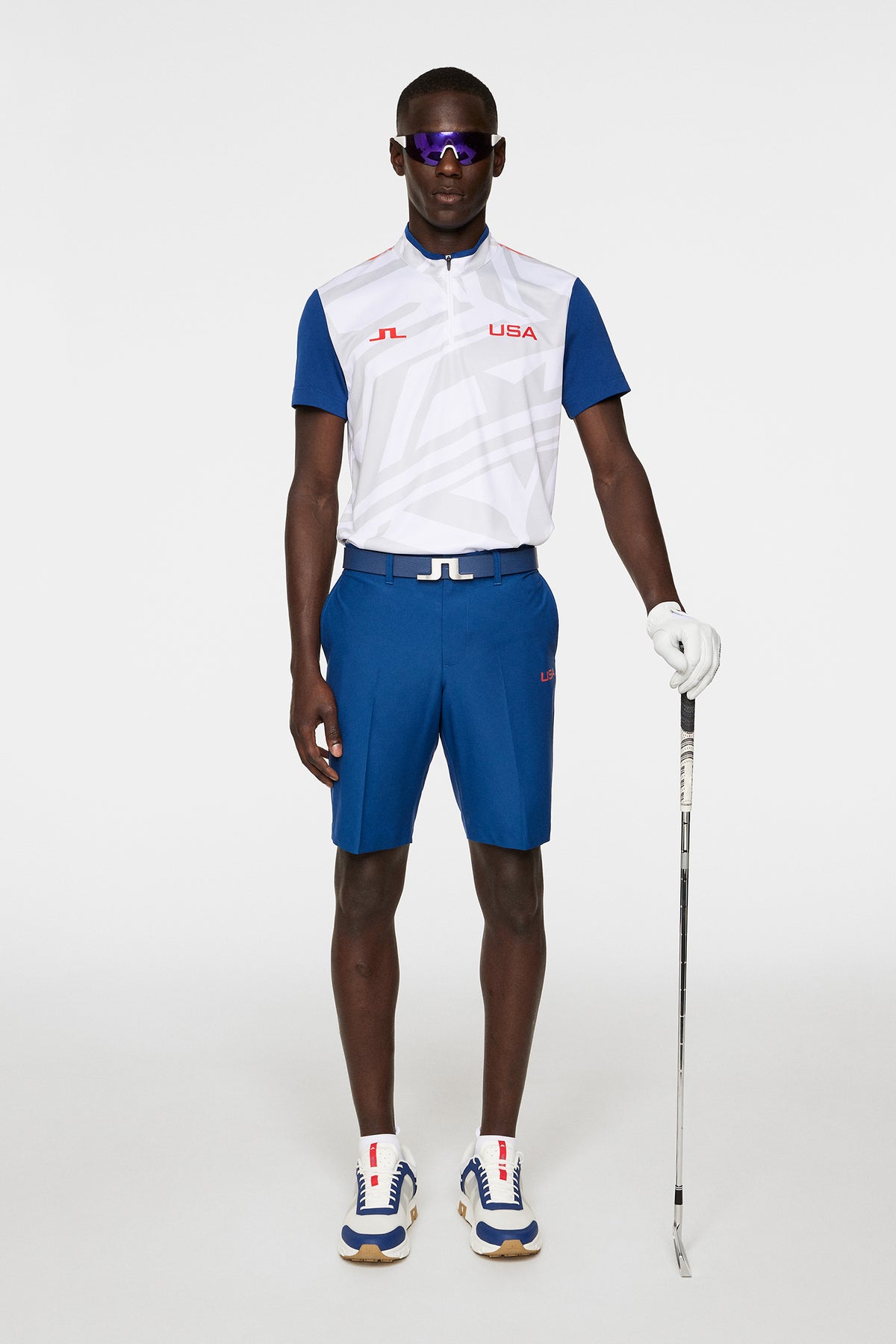 Fabien Mockneck Polo in US Golf White by J.Lindeberg