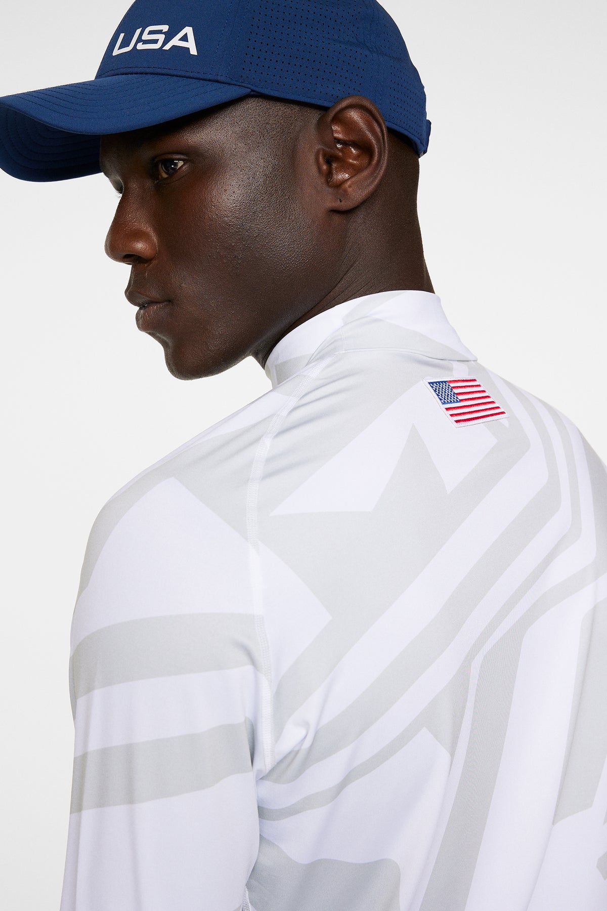 Rene print Baselayer in US Golf White by J.Lindeberg