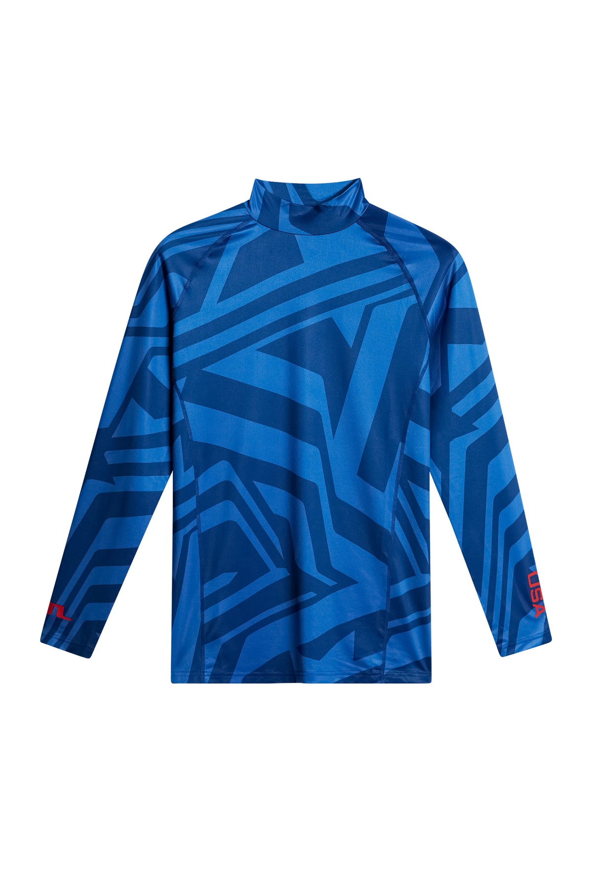 Rene print Baselayer in US Golf Blue by J.Lindeberg