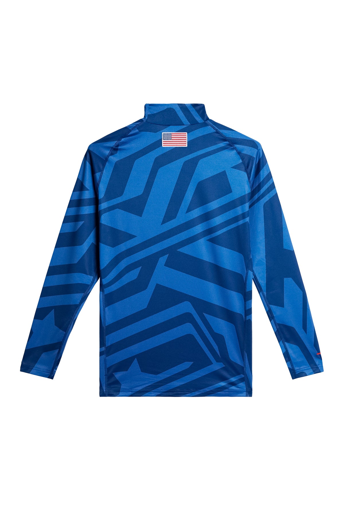 Rene print Baselayer in US Golf Blue by J.Lindeberg