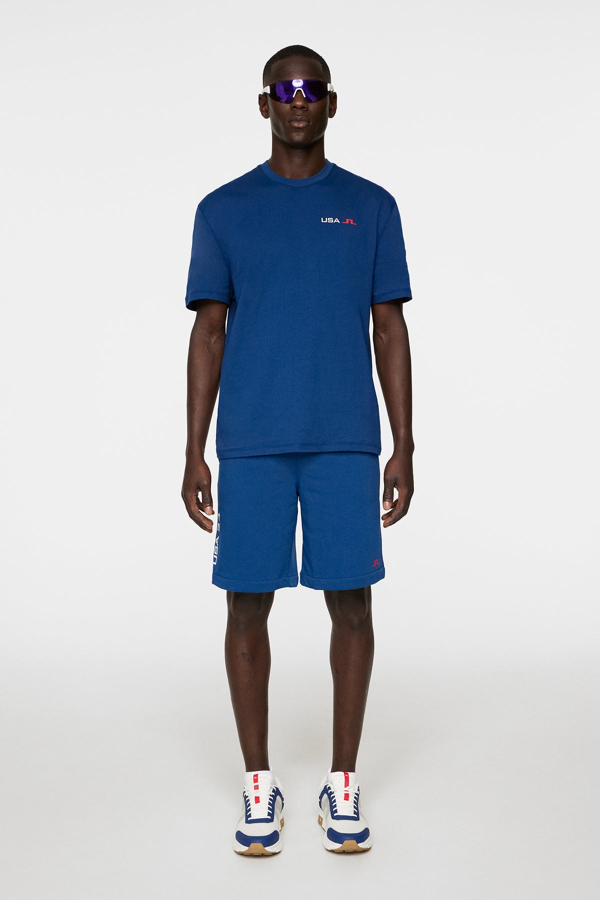 Elie Unisex T-Shirt in Estate Blue by J.Lindeberg