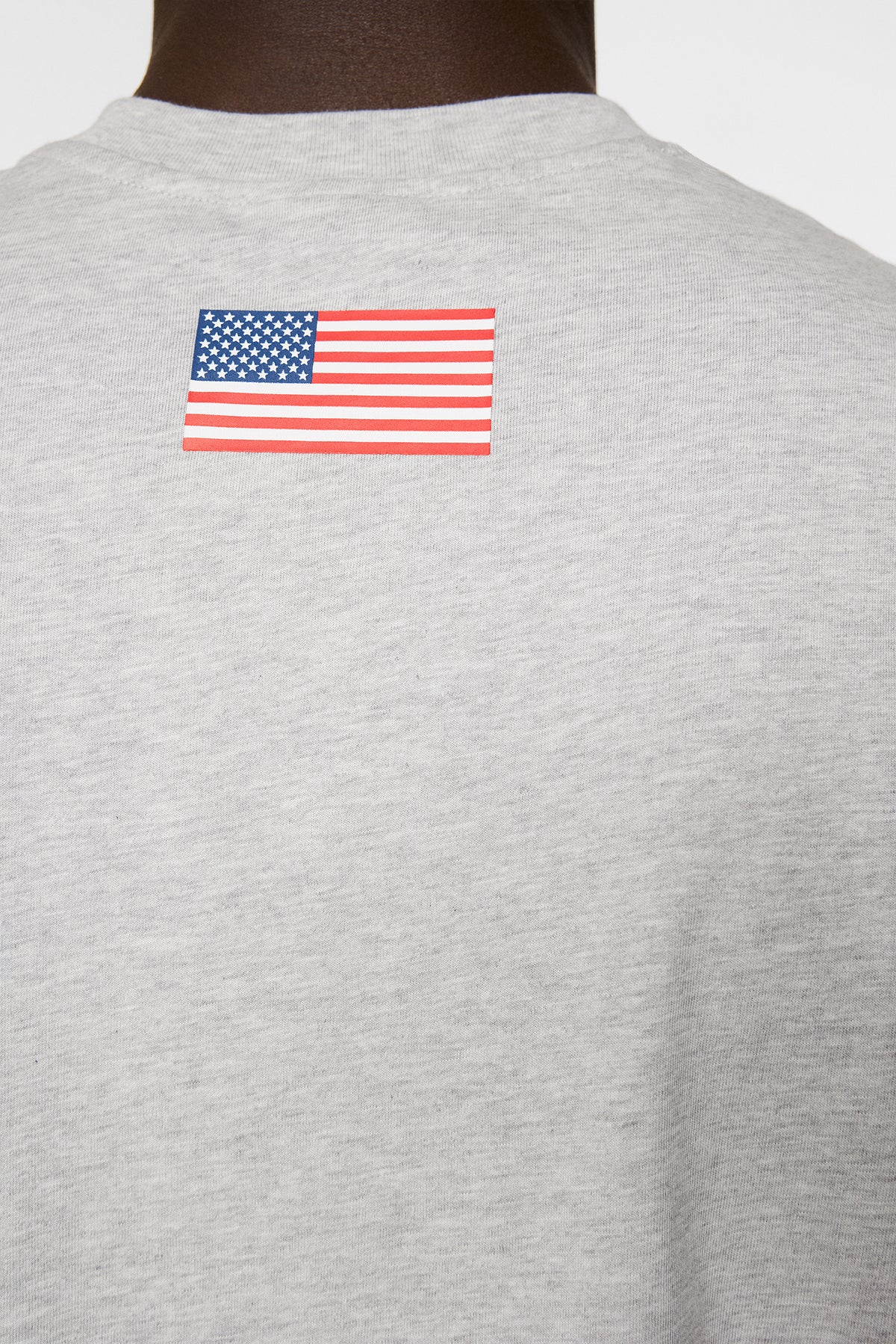 Elie Unisex T-Shirt in Light Grey Melange by J.Lindeberg
