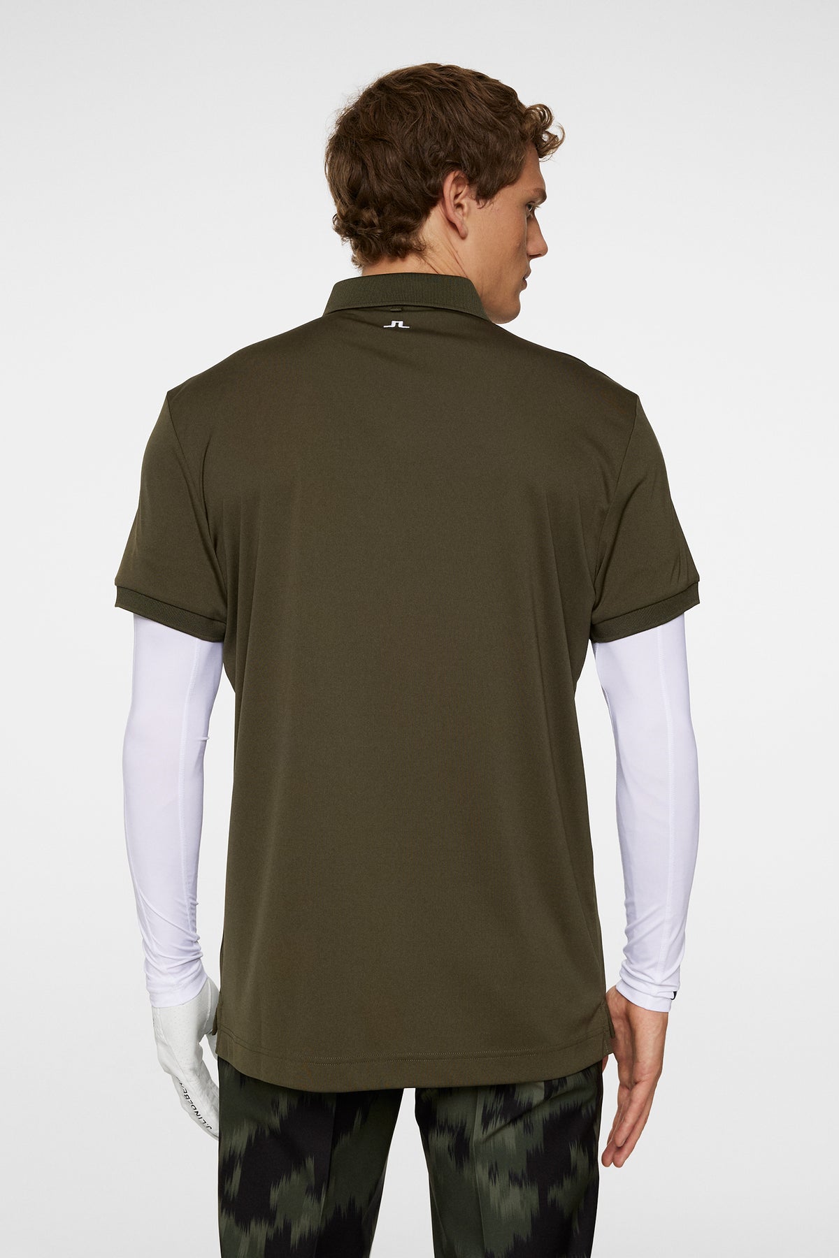 Tour Tech Polo in Forest Green by J.Lindeberg