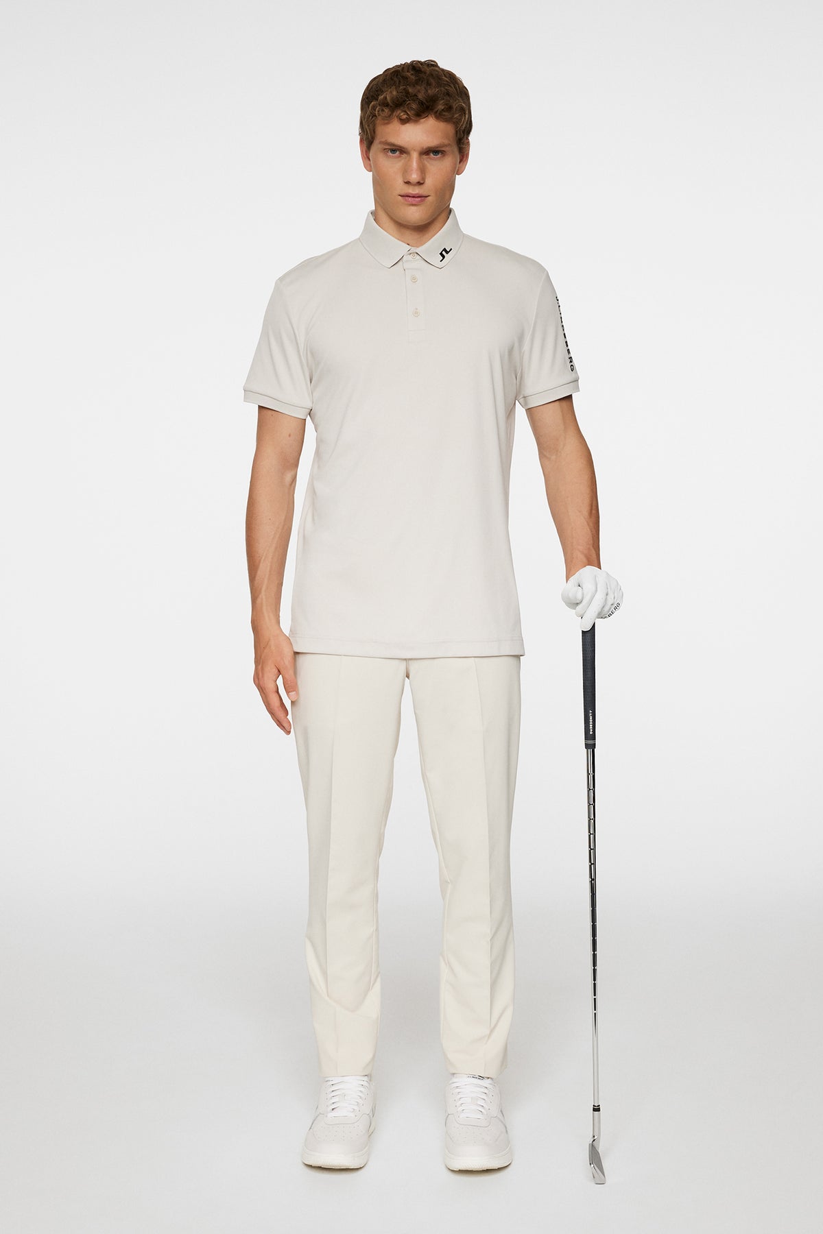 Tour Tech Polo in Moonbeam by J.Lindeberg