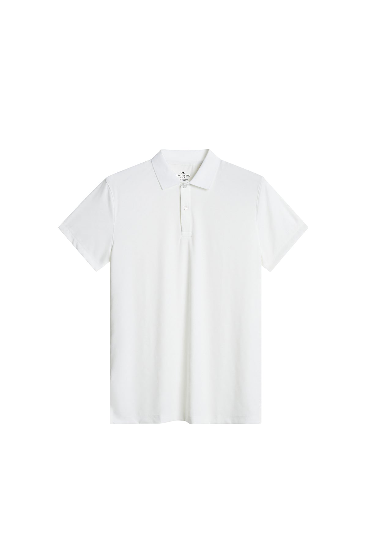 Bison Jacquard Polo in White by J.Lindeberg