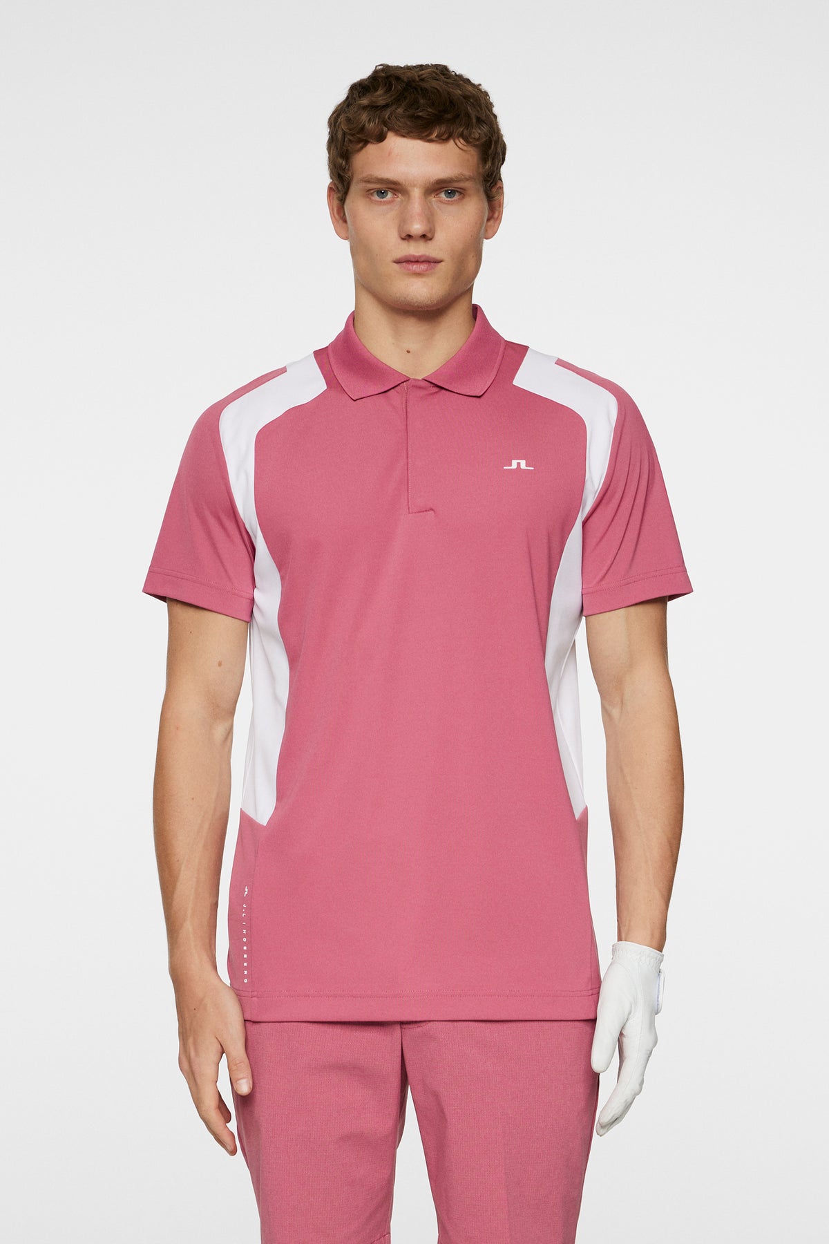 Legacy Polo in Rose Wine by J.Lindeberg