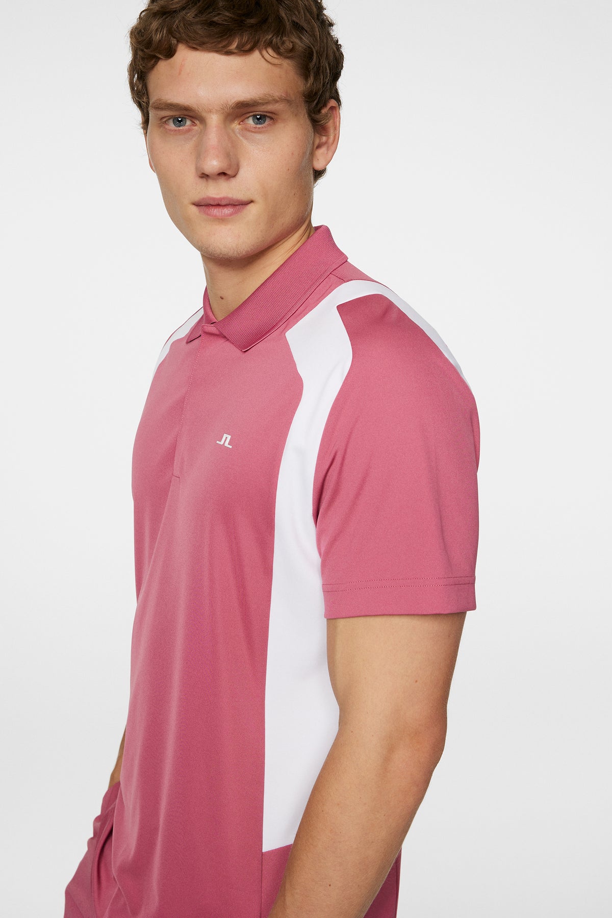 Legacy Polo in Rose Wine by J.Lindeberg