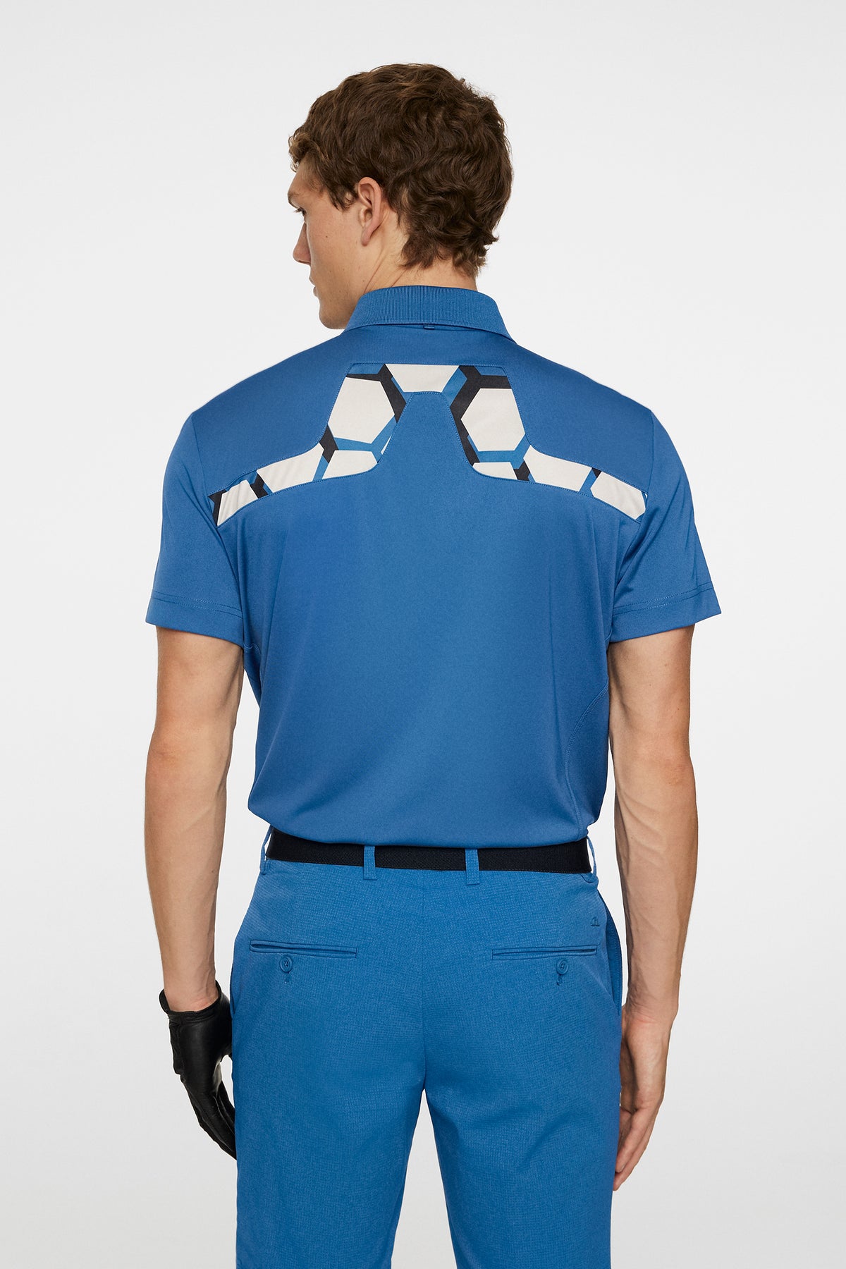 KV Tour Golf Polo in Dark Blue by J.Lindeberg