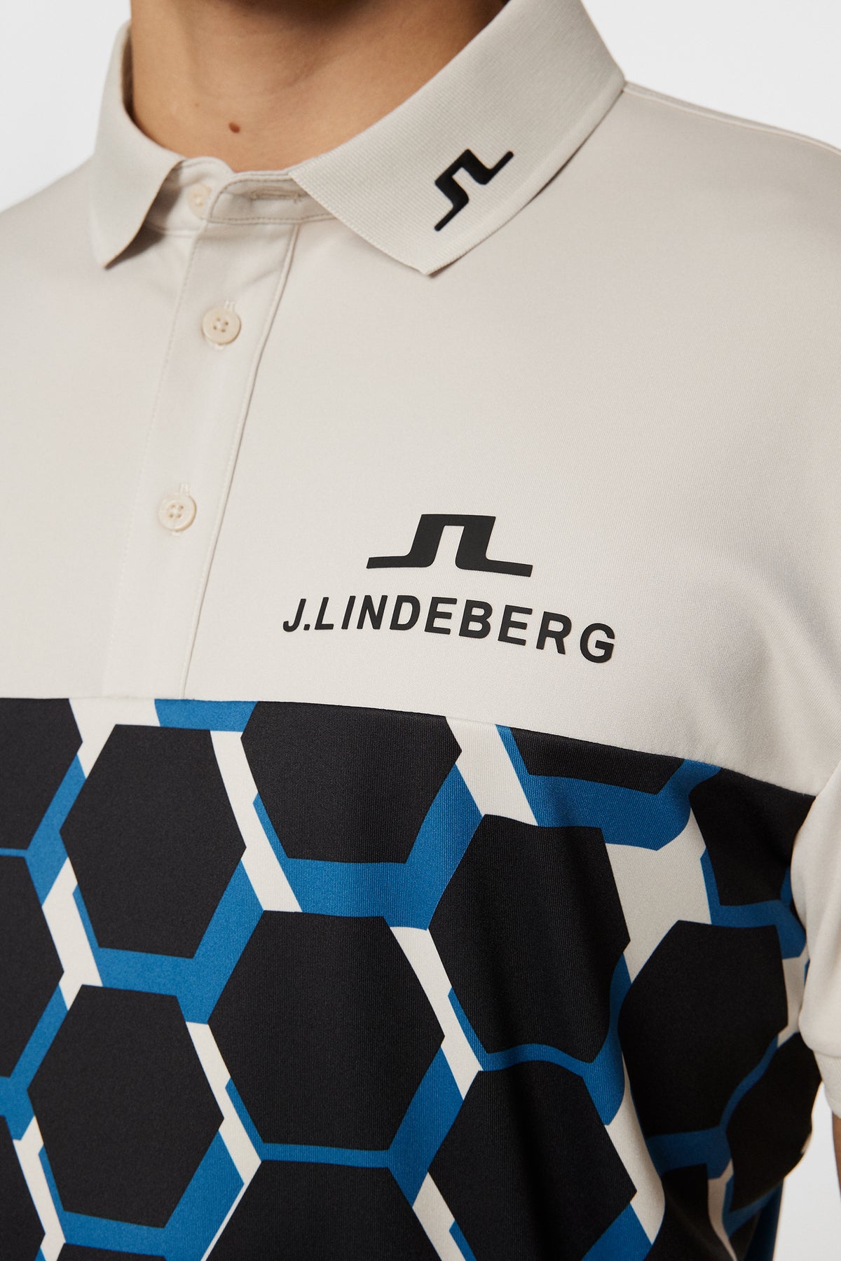Jeffrey Tour Polo in Causeway Blue by J.Lindeberg