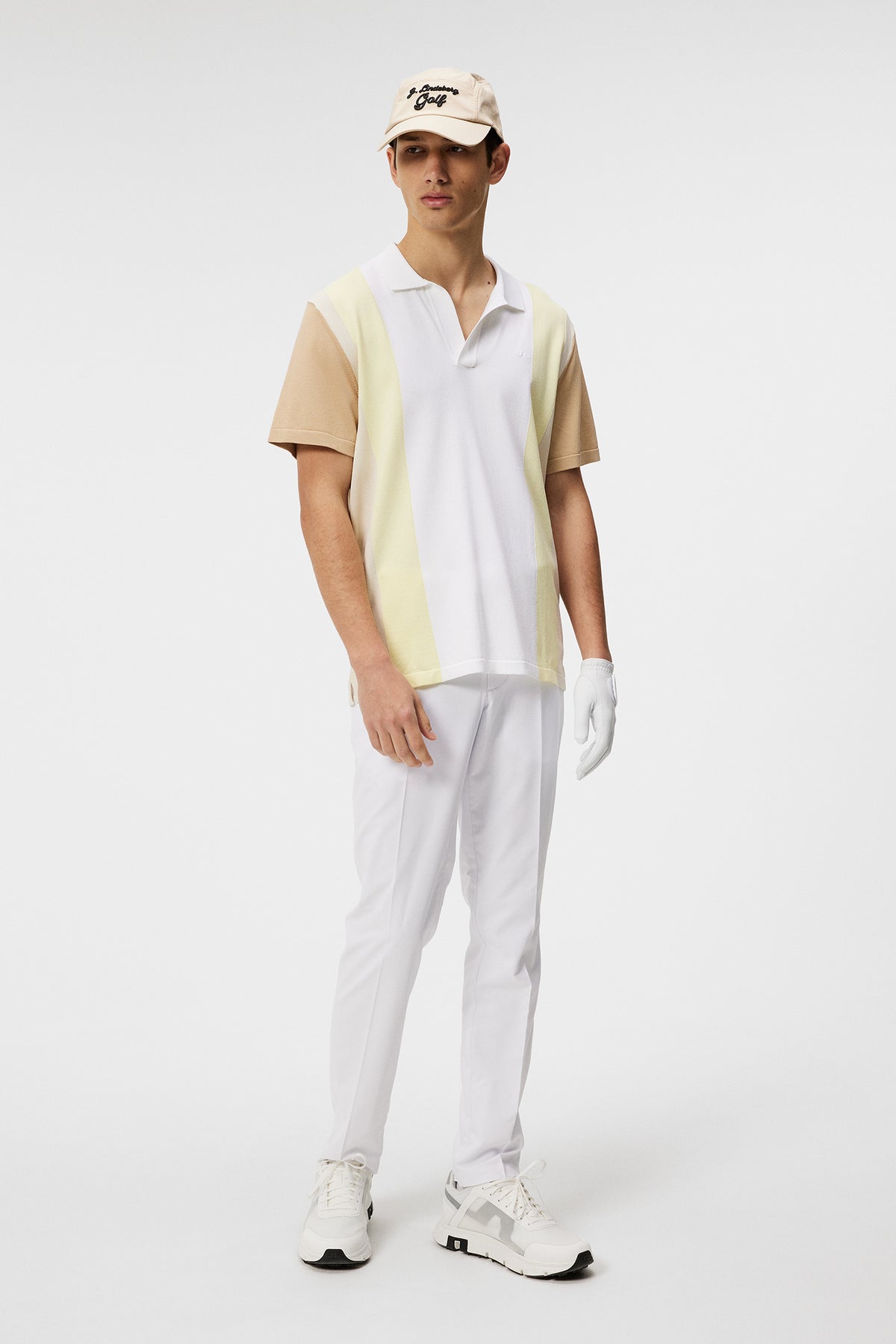 Learco Knitted Shirt in Safari Beige by J.Lindeberg