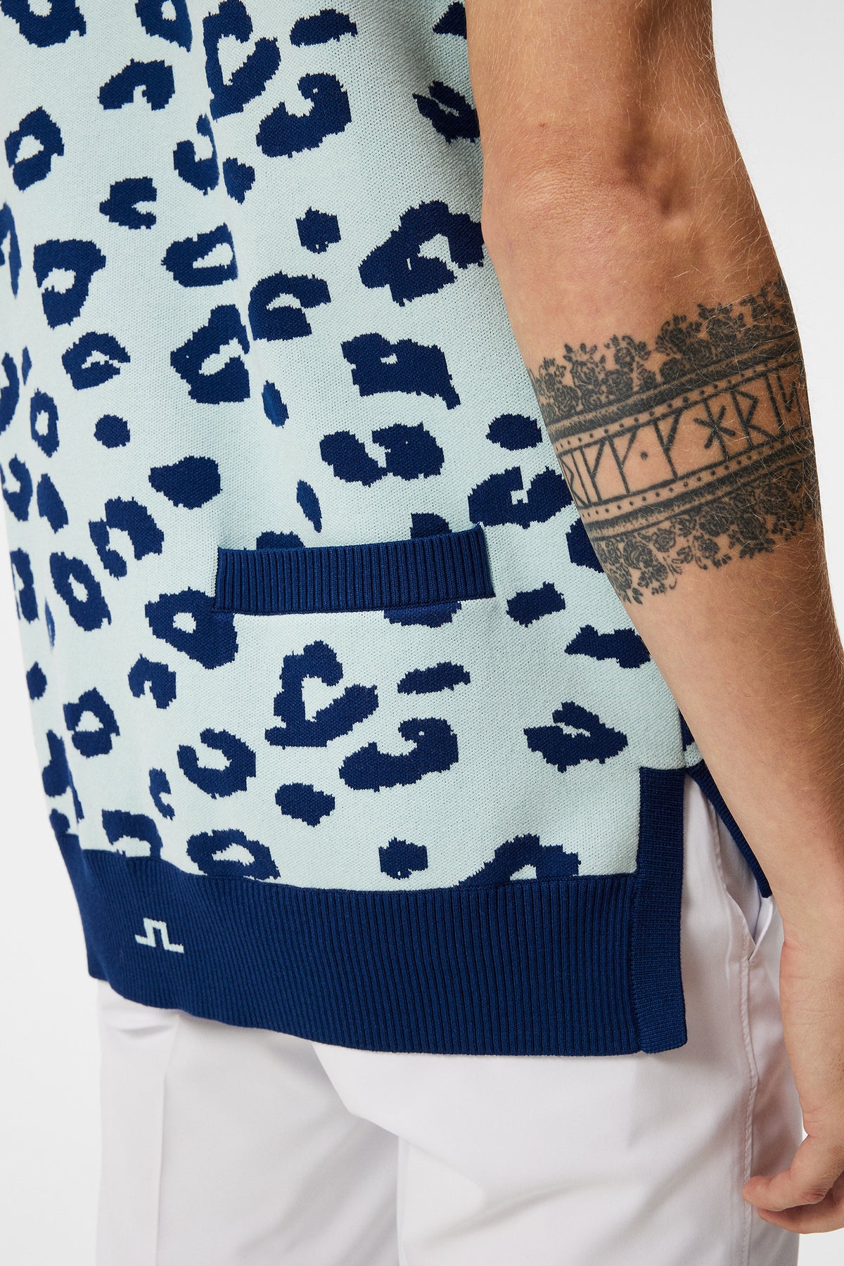 Elian Knitted Vest in Savanna Spa Retreat by J.Lindeberg