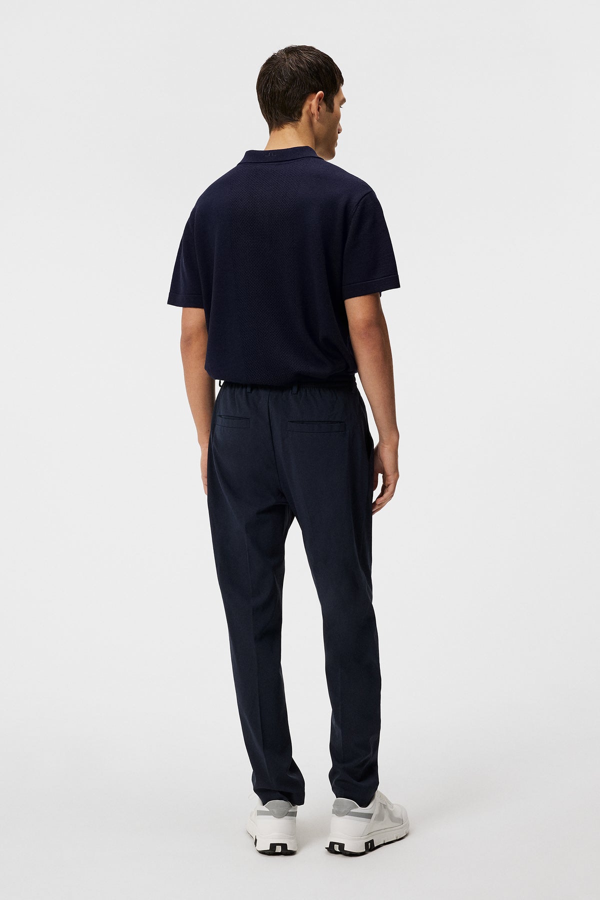 Lear Knitted Shirt in JL Navy by J.Lindeberg