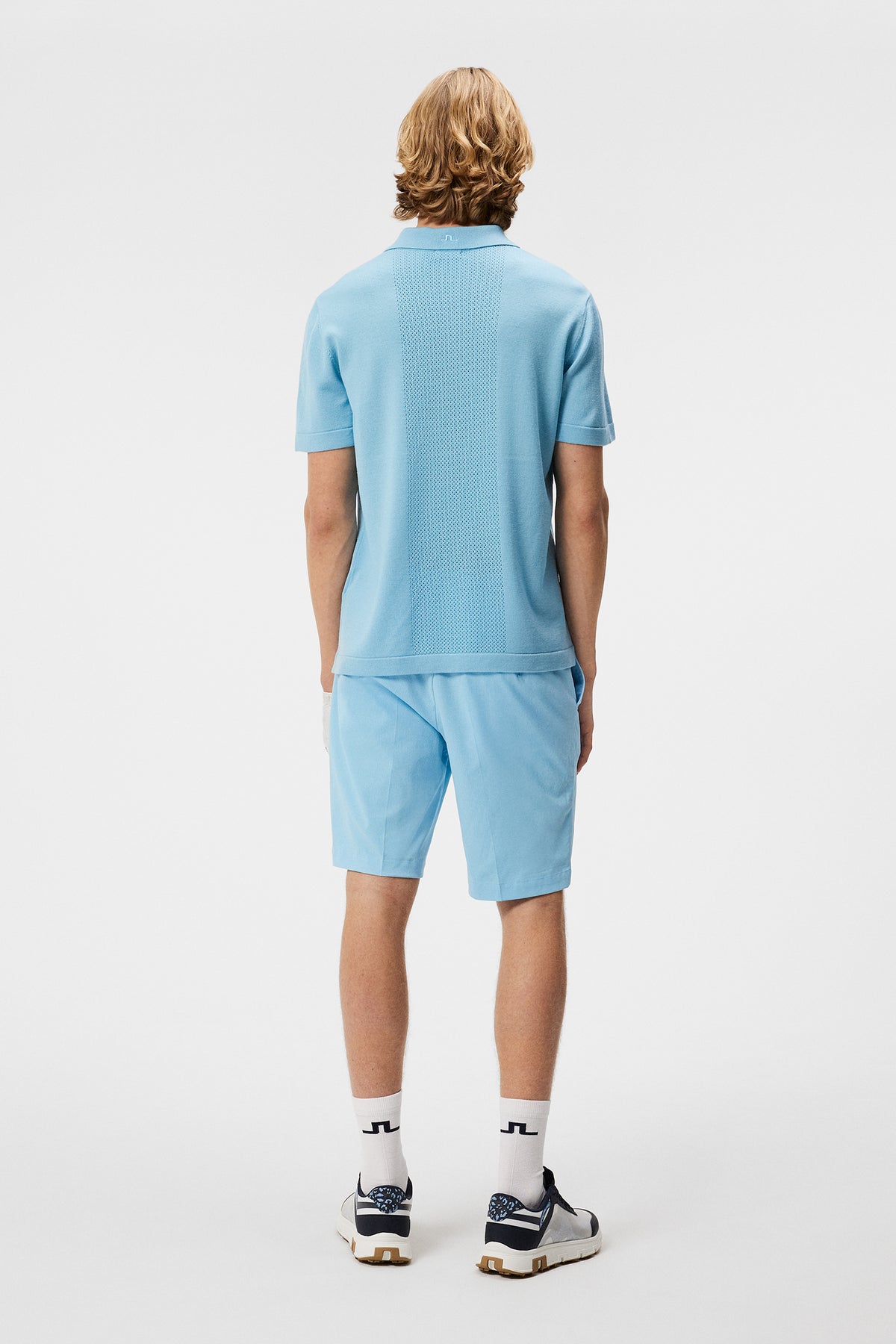 Lear Knitted Shirt in Baltic Sea by J.Lindeberg