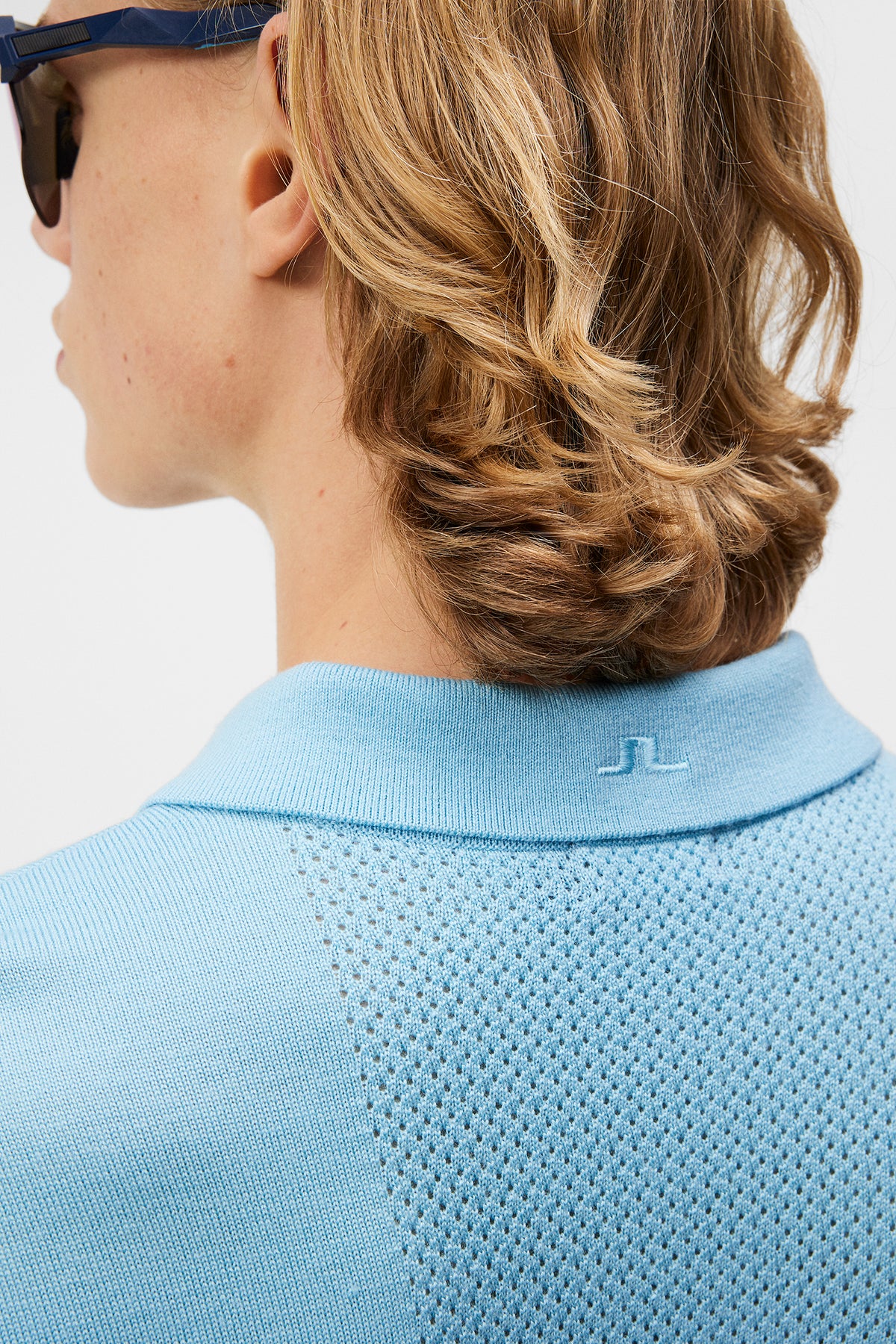 Lear Knitted Shirt in Baltic Sea by J.Lindeberg