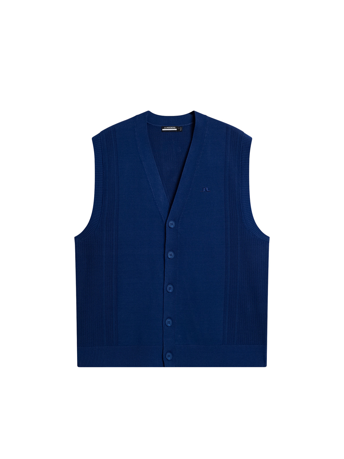 Markus Knitted Vest in Estate Blue by J.Lindeberg