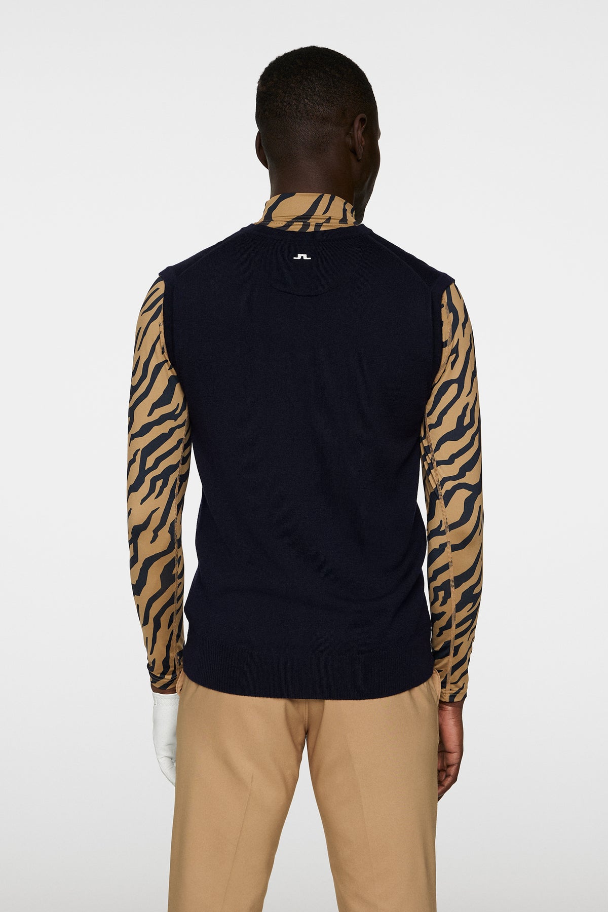 Liam Knitted Vest in JL Navy by J.Lindeberg