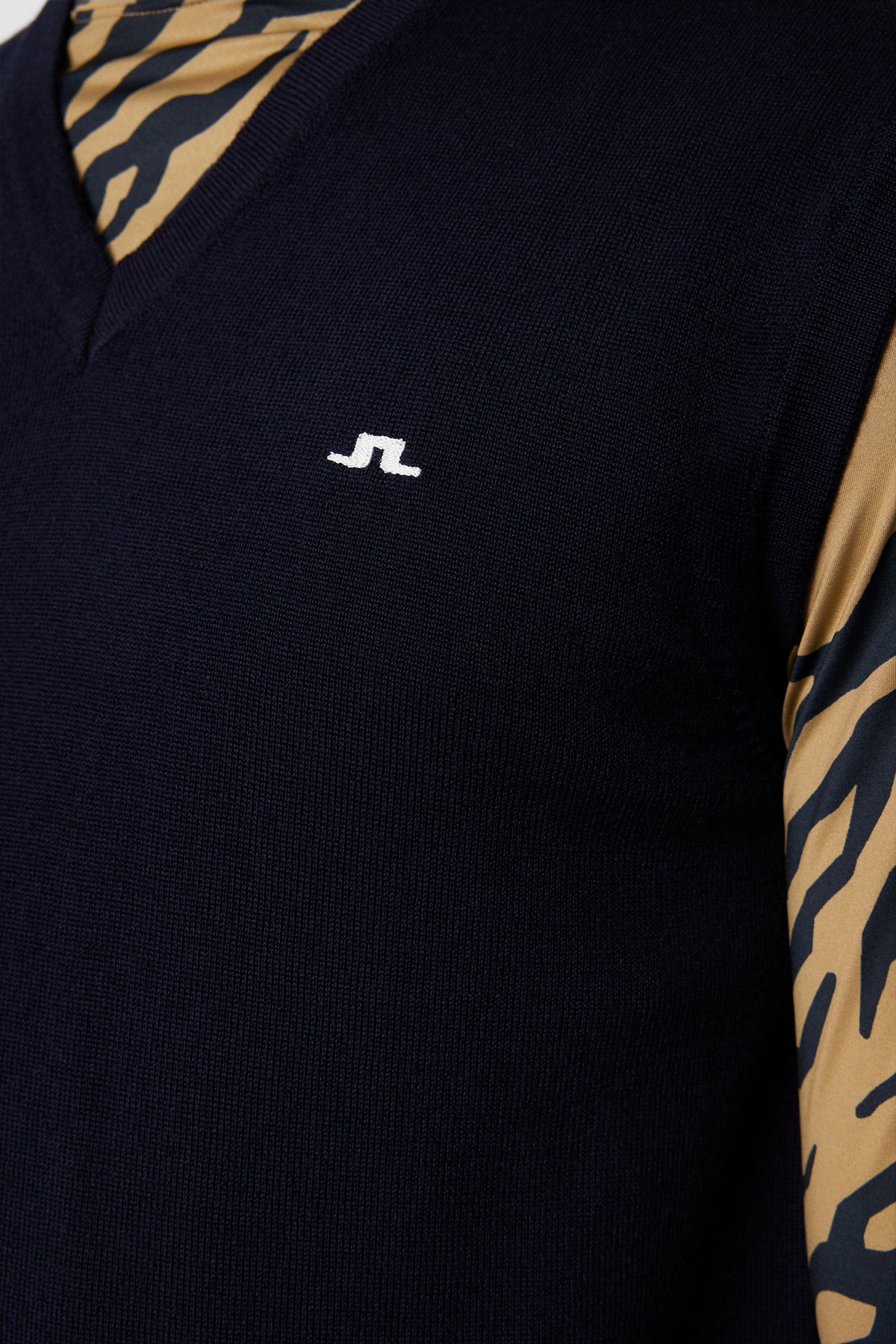 Liam Knitted Vest in JL Navy by J.Lindeberg
