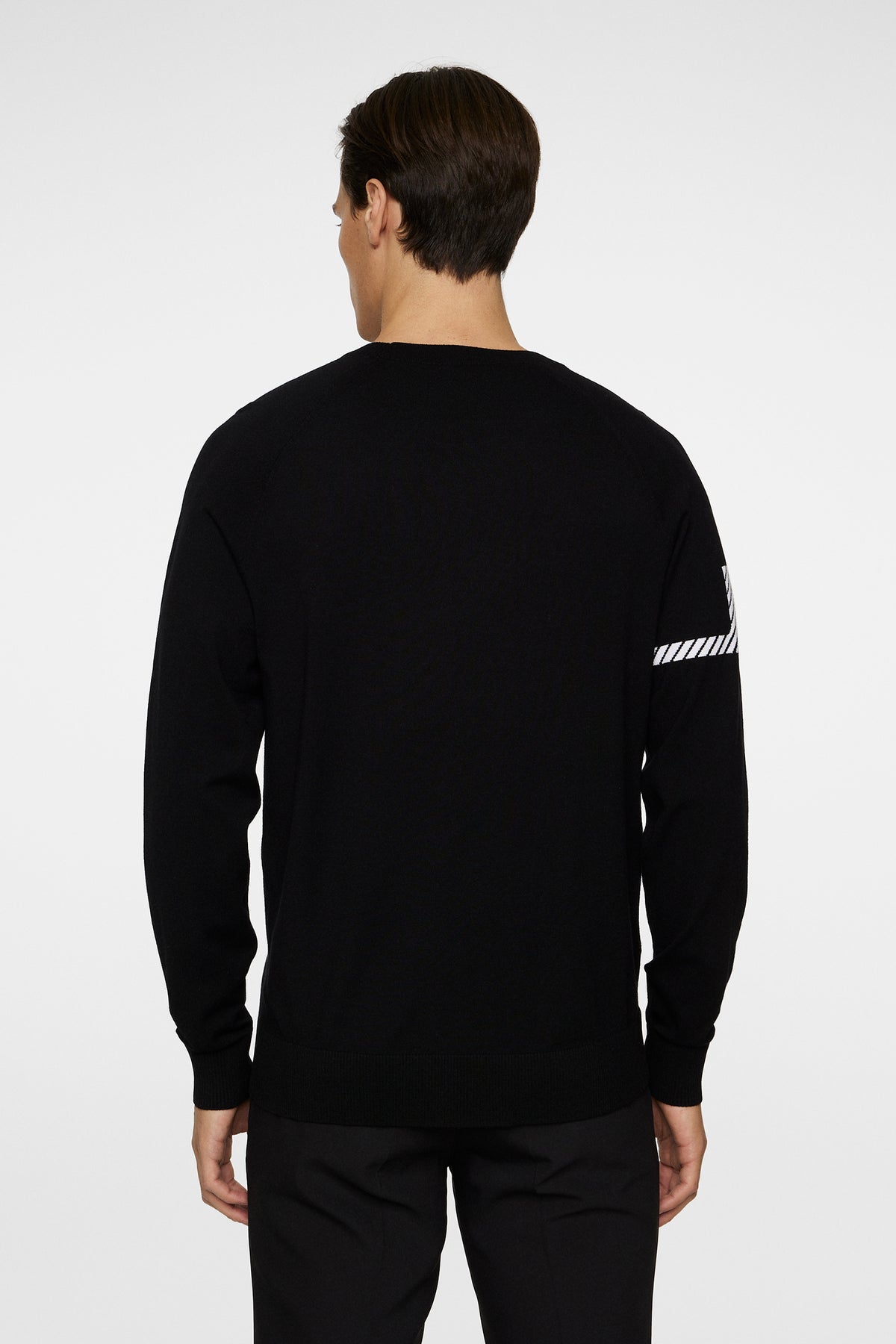 Heath Knitted Sweater in Black by J.Lindeberg