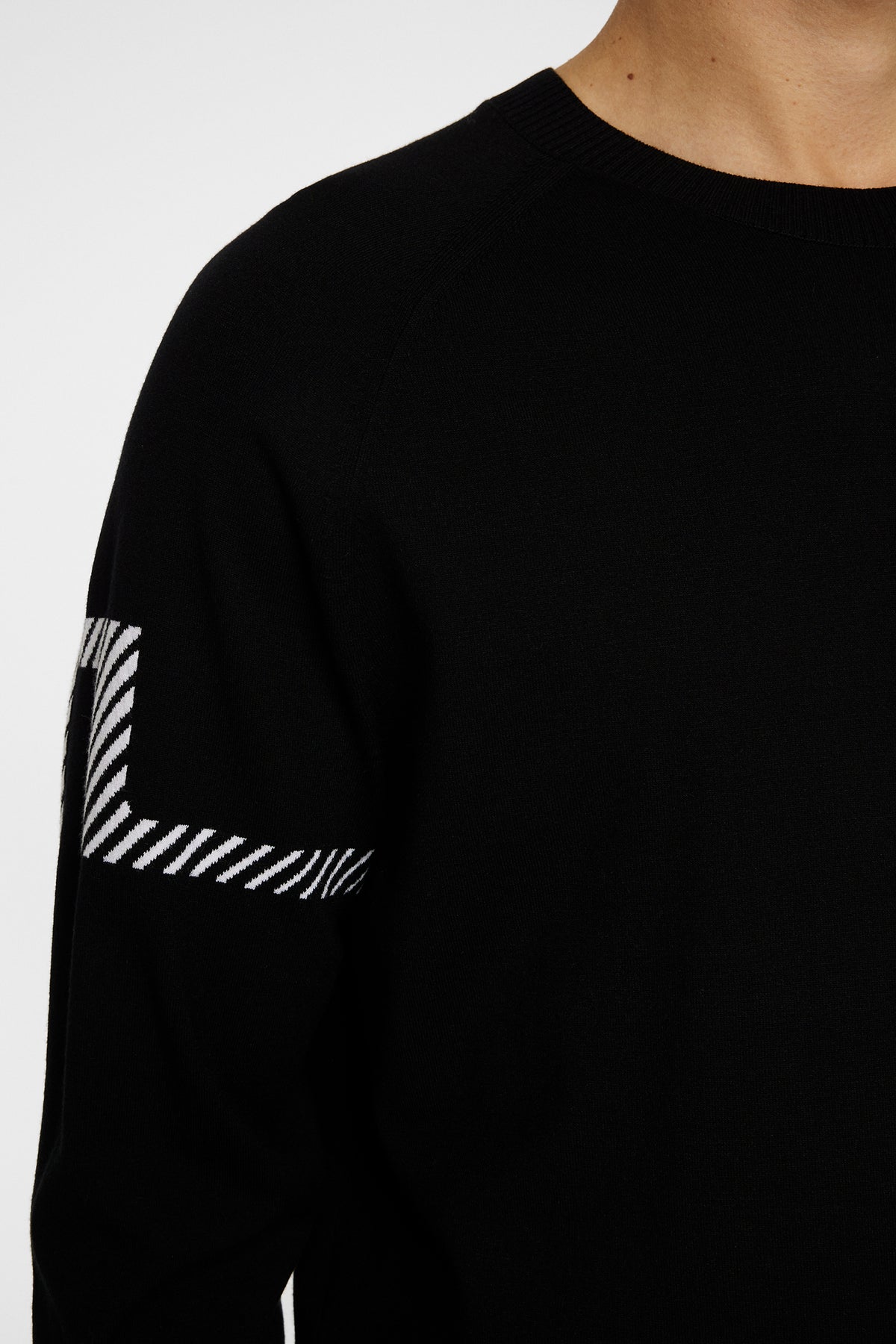 Heath Knitted Sweater in Black by J.Lindeberg