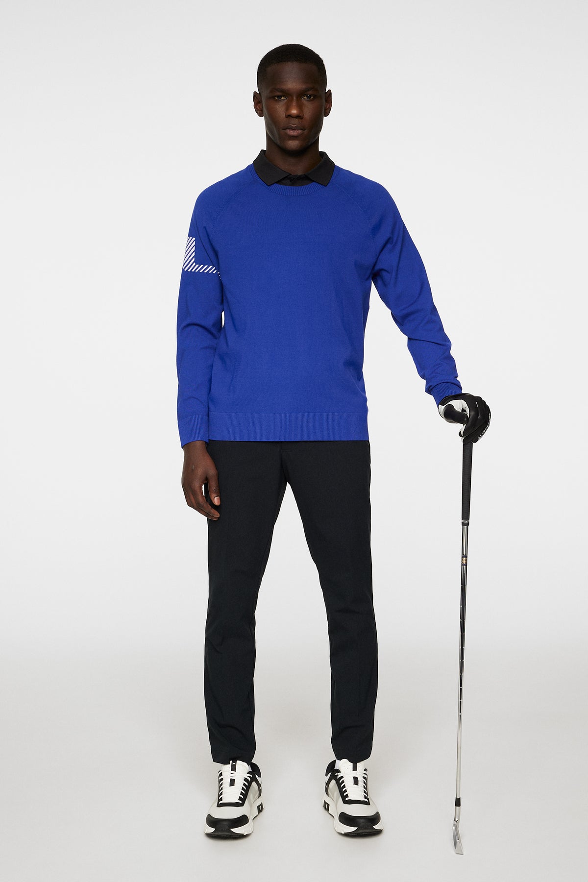 Heath Knitted Sweater in Clematis Blue by J.Lindeberg