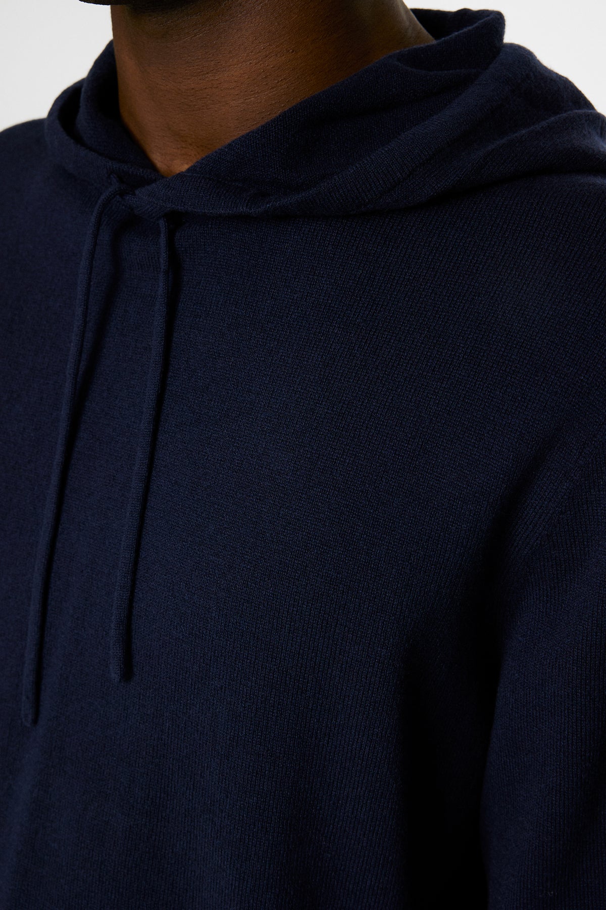 Kolton Cashmere Hoodie in JL Navy by J.Lindeberg