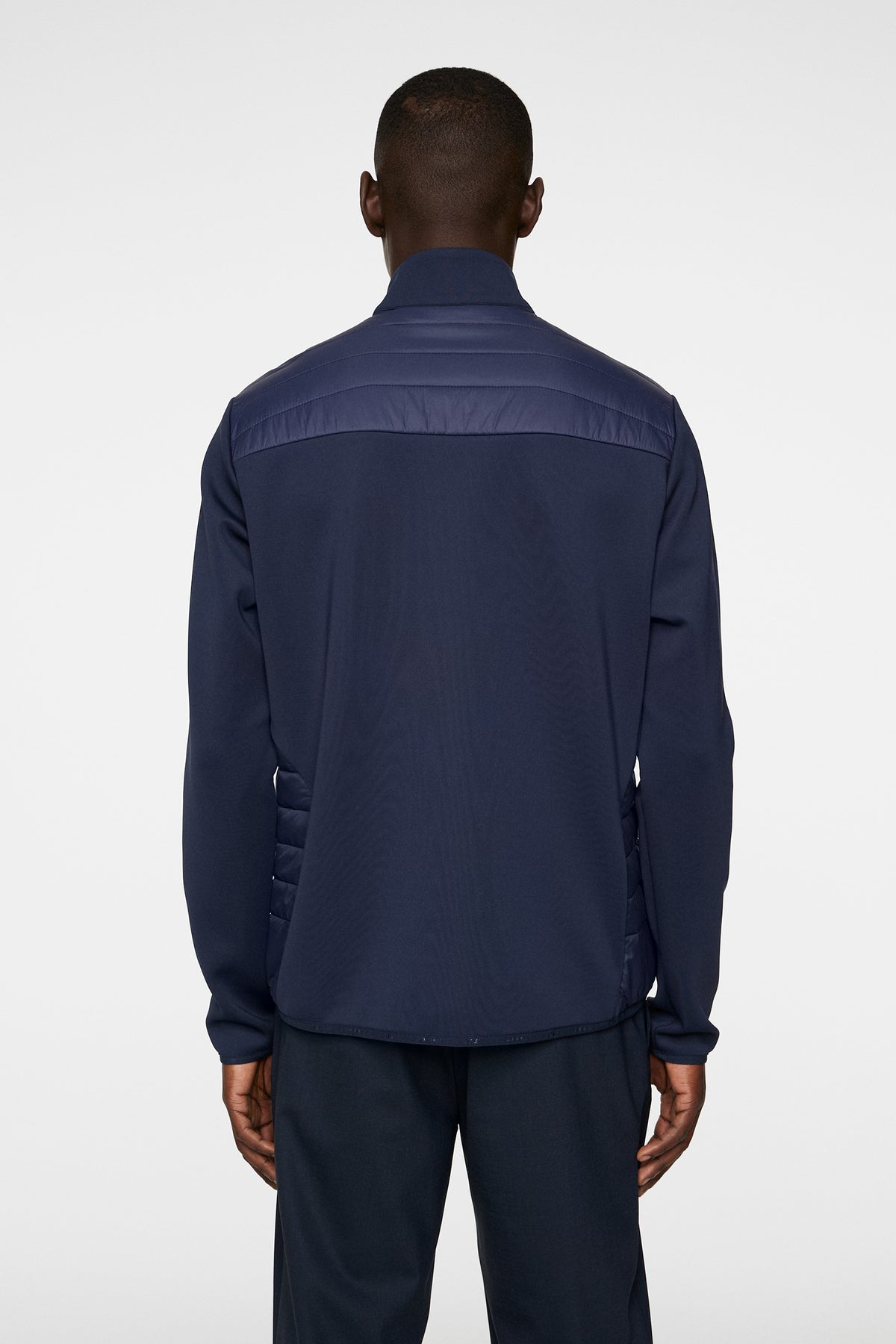 Holden Quilt Hybrid Jacket in JL Navy by J.Lindeberg