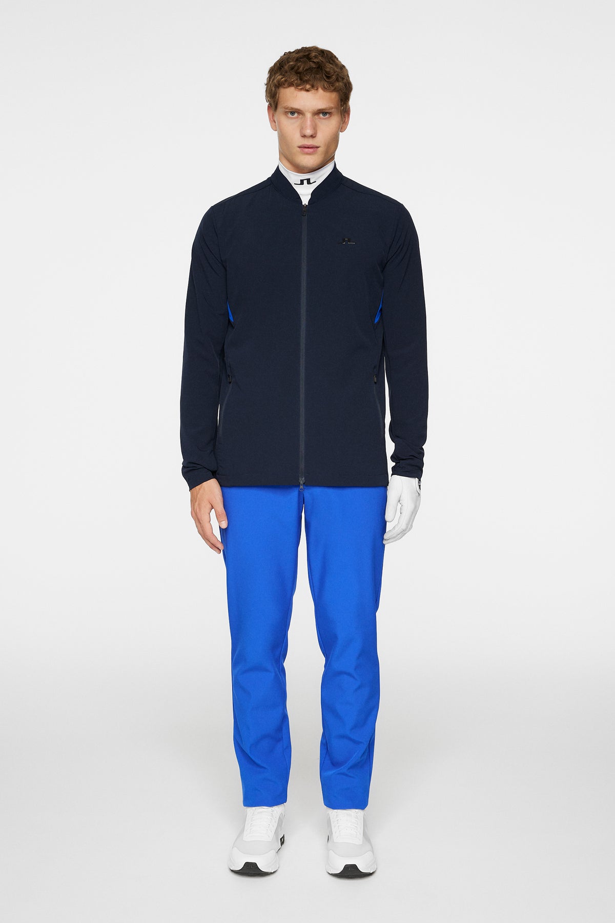 KV Hybrid Golf Jacket in JL Navy by J.Lindeberg
