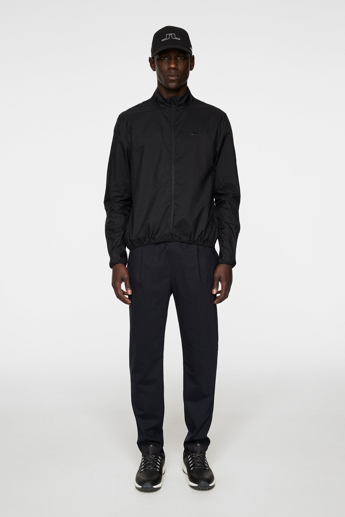 Orson 3D Knit Wind Jacket in Black by J.Lindeberg