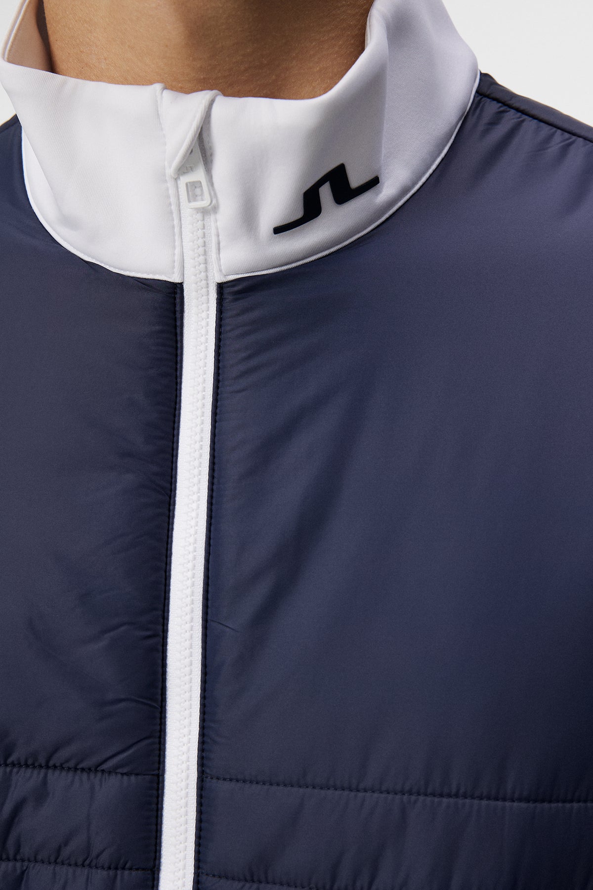 Martino Quilt Hybrid Vest in JL Navy by J.Lindeberg