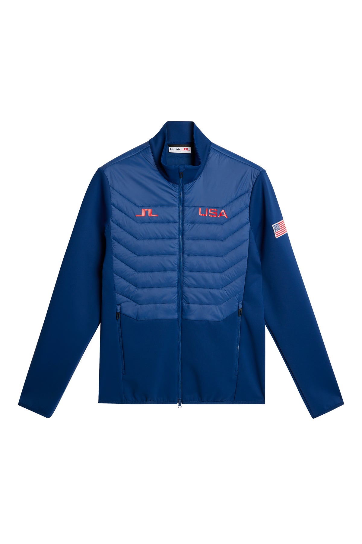 Maurice Hybrid Jacket in Estate Blue by J.Lindeberg