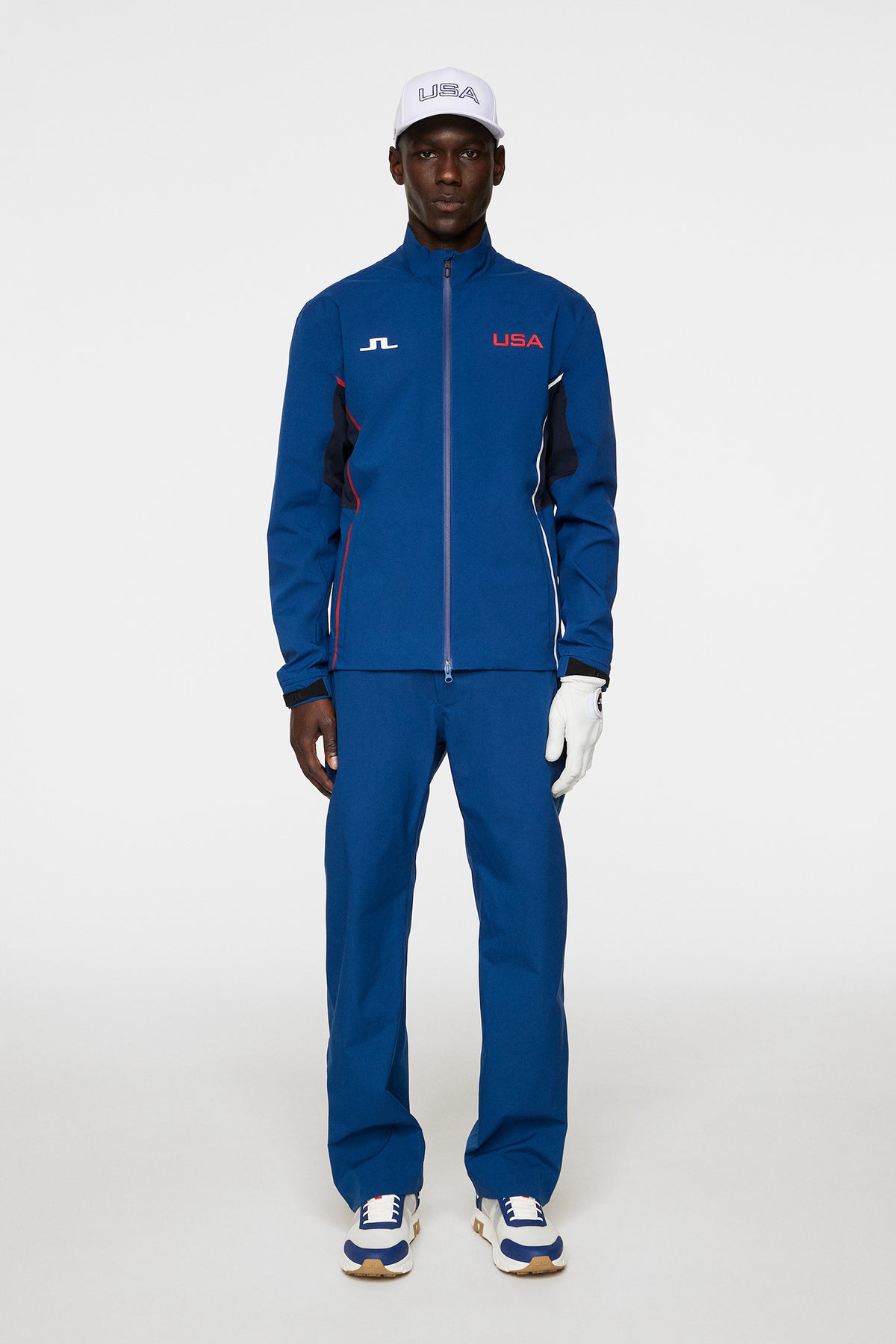 Mathieu Waterproof Jacket in Estate Blue by J.Lindeberg