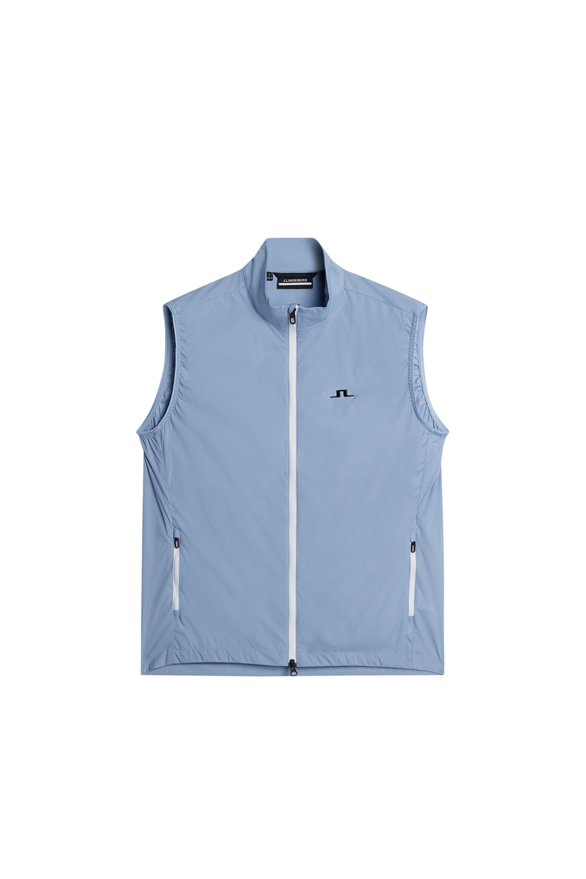 Ash Light Packable Vest in Rain Washed by J.Lindeberg