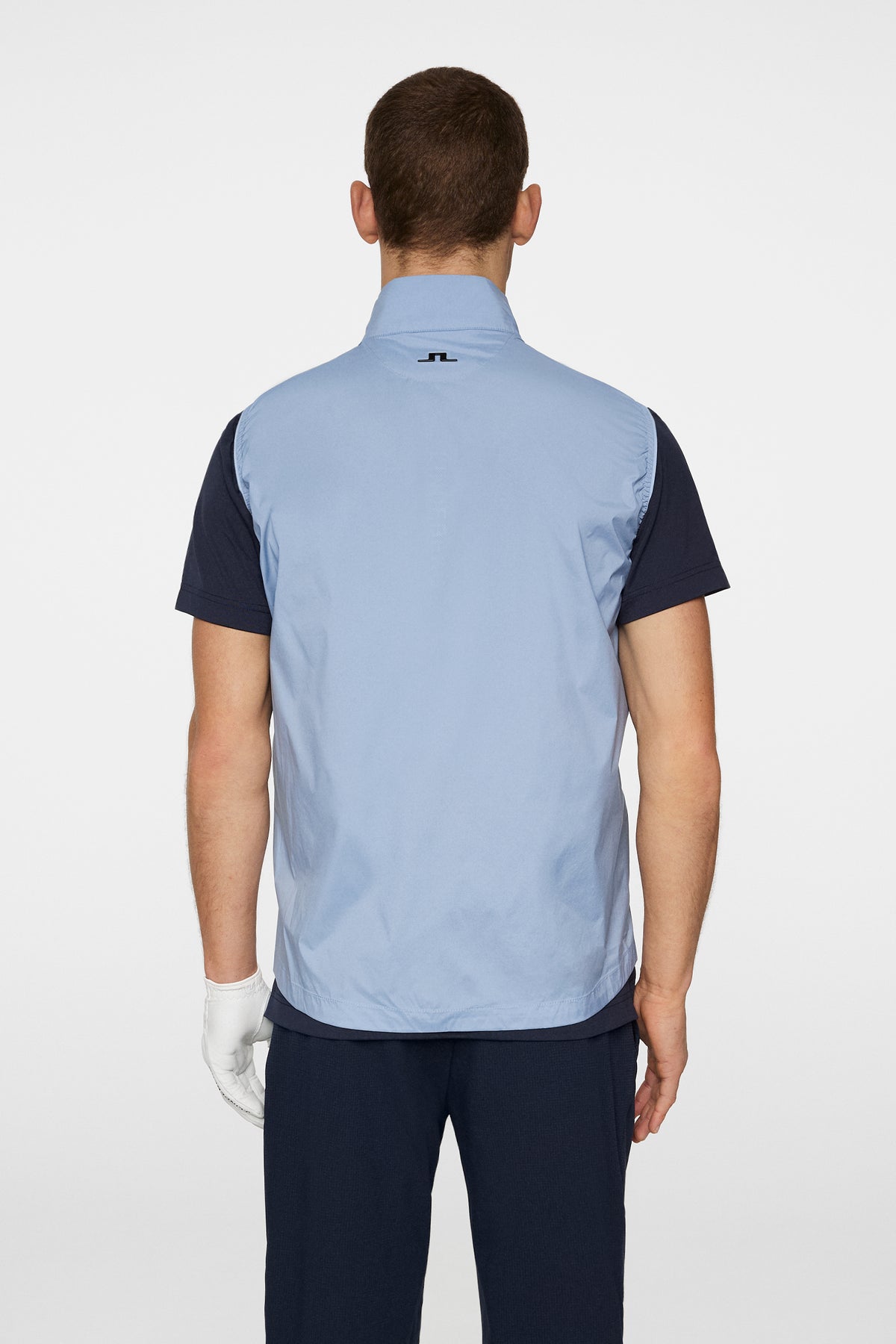 Ash Light Packable Vest in Rain Washed by J.Lindeberg