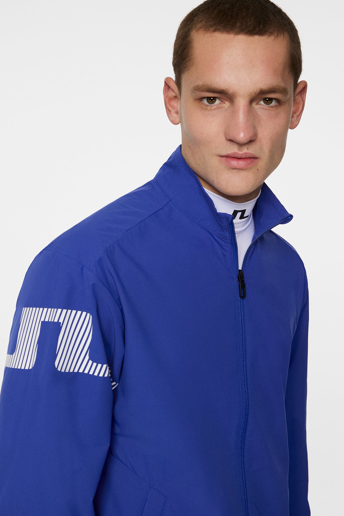Heath Wind Jacket in Clematis Blue by J.Lindeberg