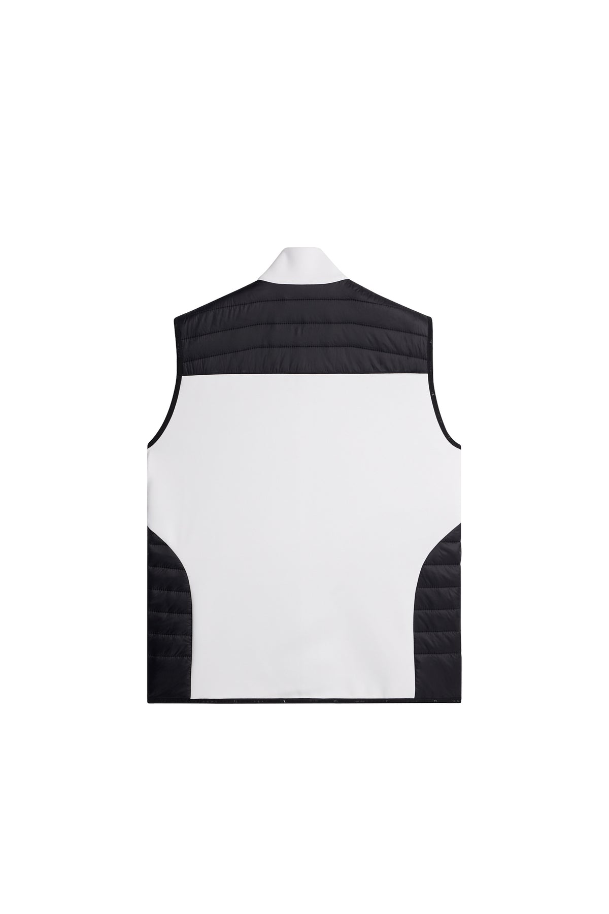 Holden Quilt Hybrid Vest in White by J.Lindeberg